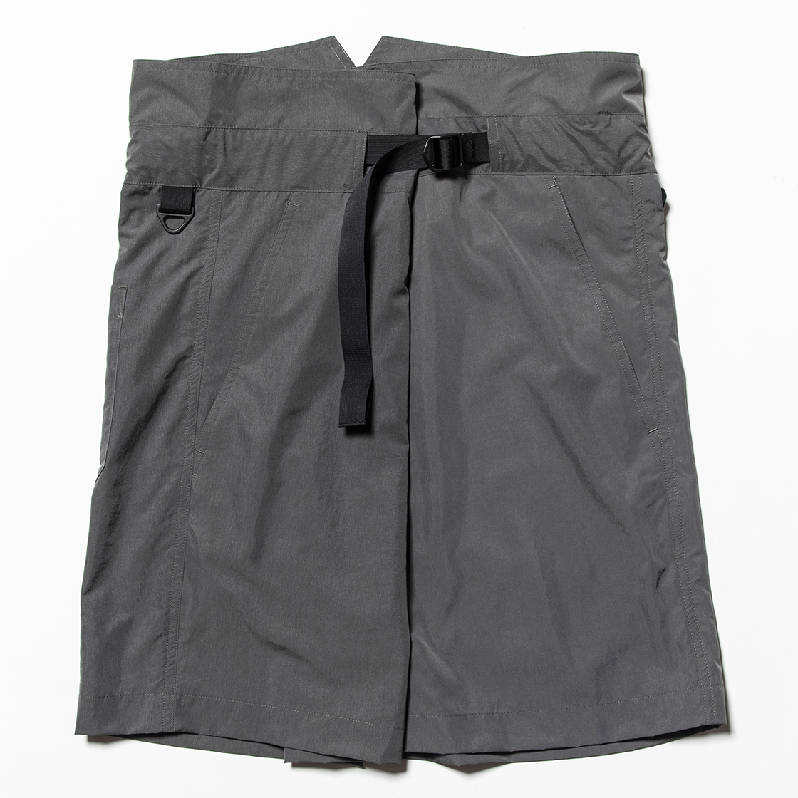 Nylon Wrap Board Shorts Charcoal