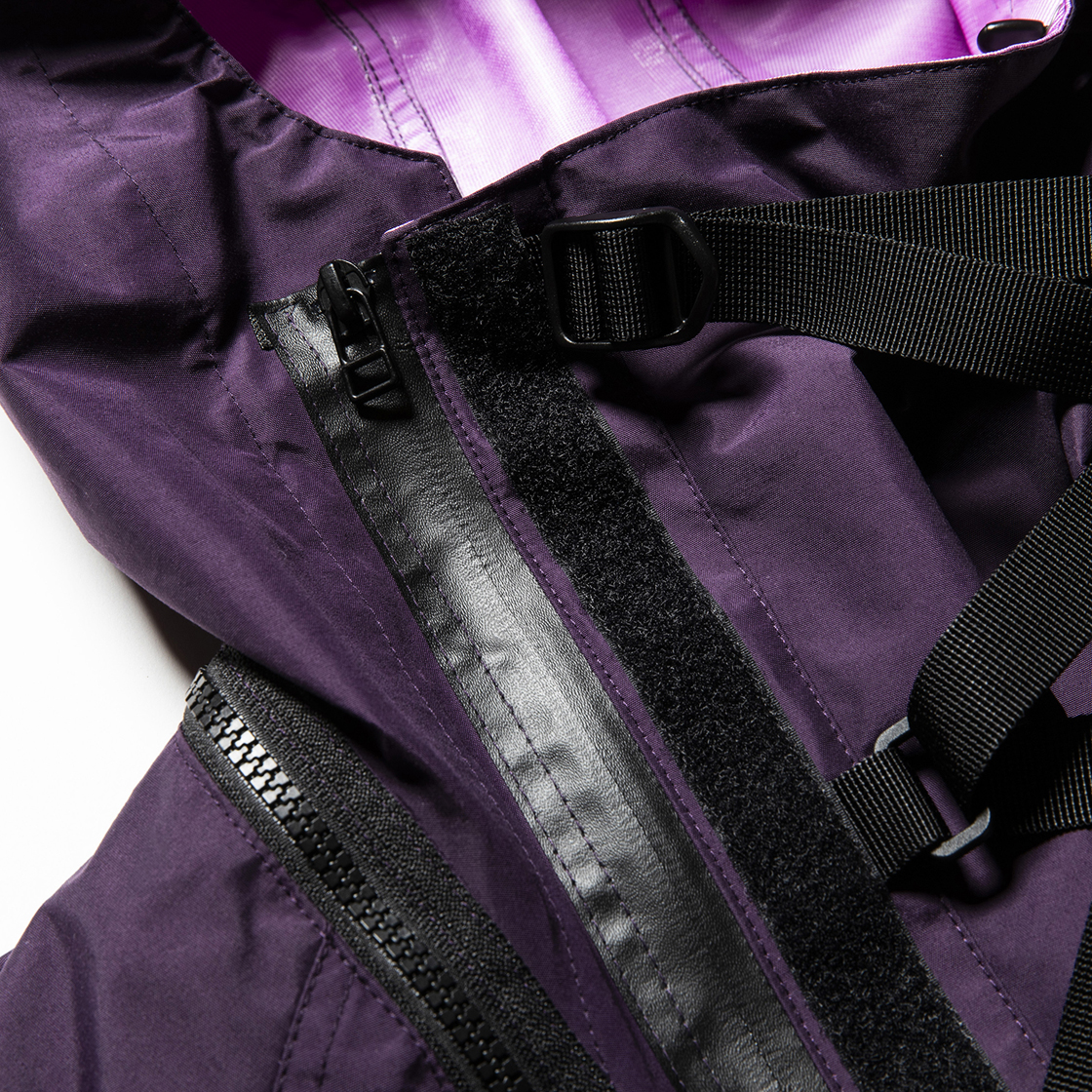 3 Layer Detachable Anorak OP Purple