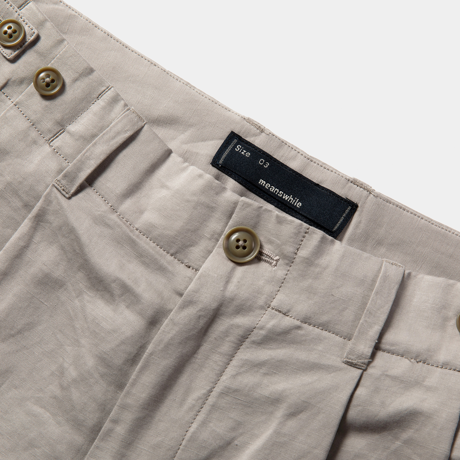 Duality Cloth Cargo Slacks / Grey | meanswhile