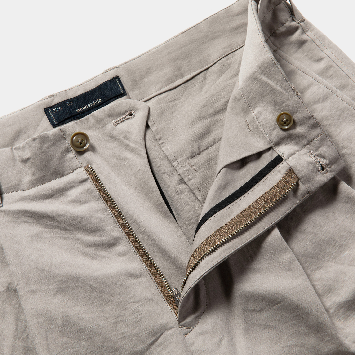 Duality Cloth Cargo Slacks / Grey | meanswhile