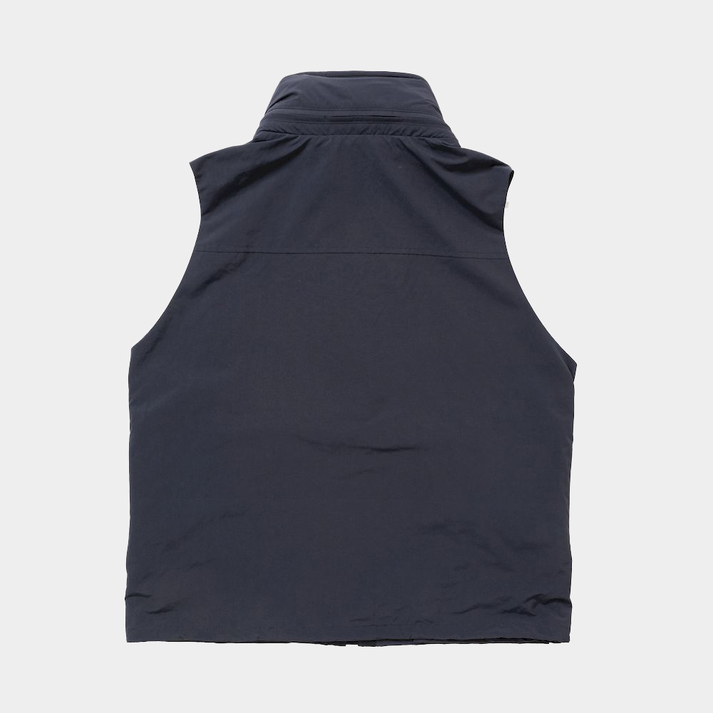 Side Slit Paper Touch Luggage Vest/Navy