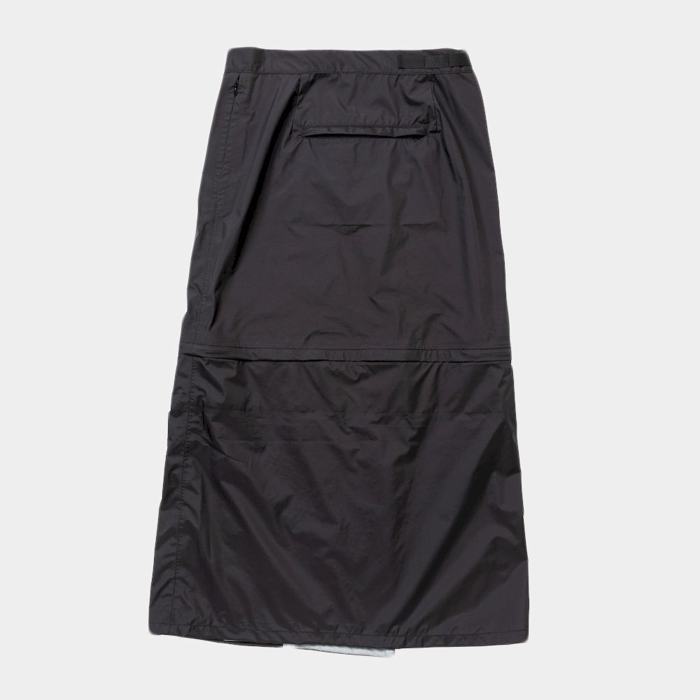 3Layer Wrap Skirt/Off Black