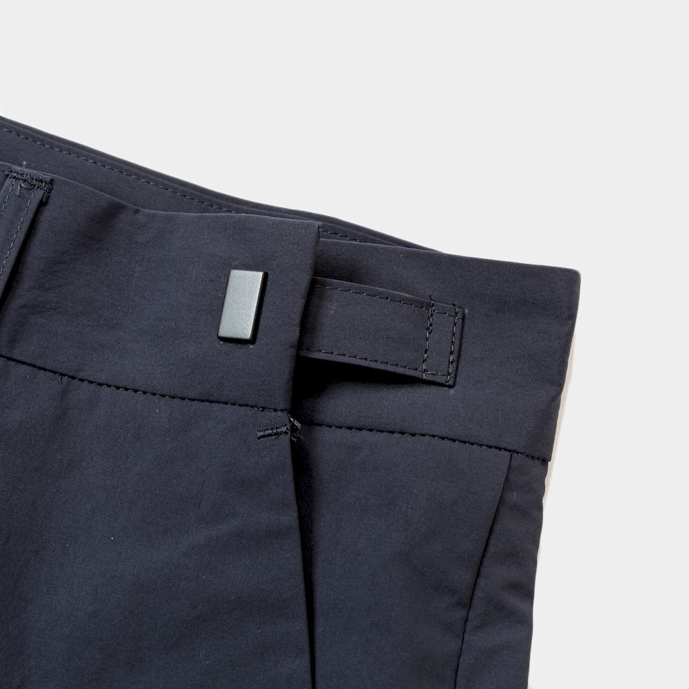 Side Zip Paper Touch Slacks/Navy