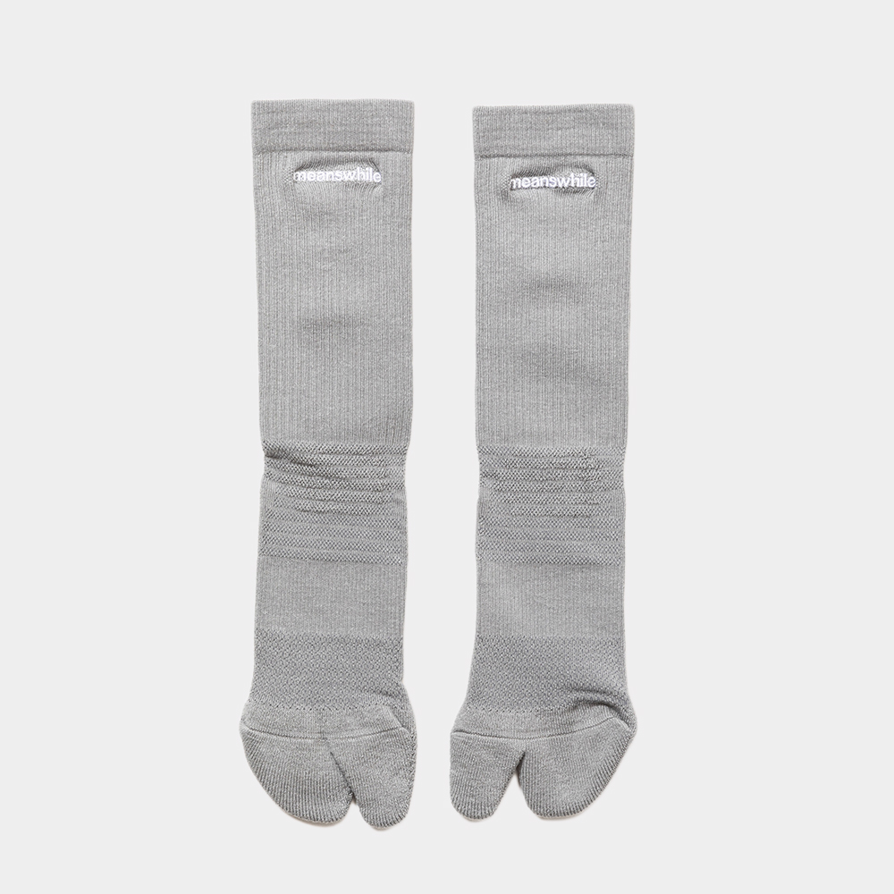 “Tabi” Tube Socks/Light Grey