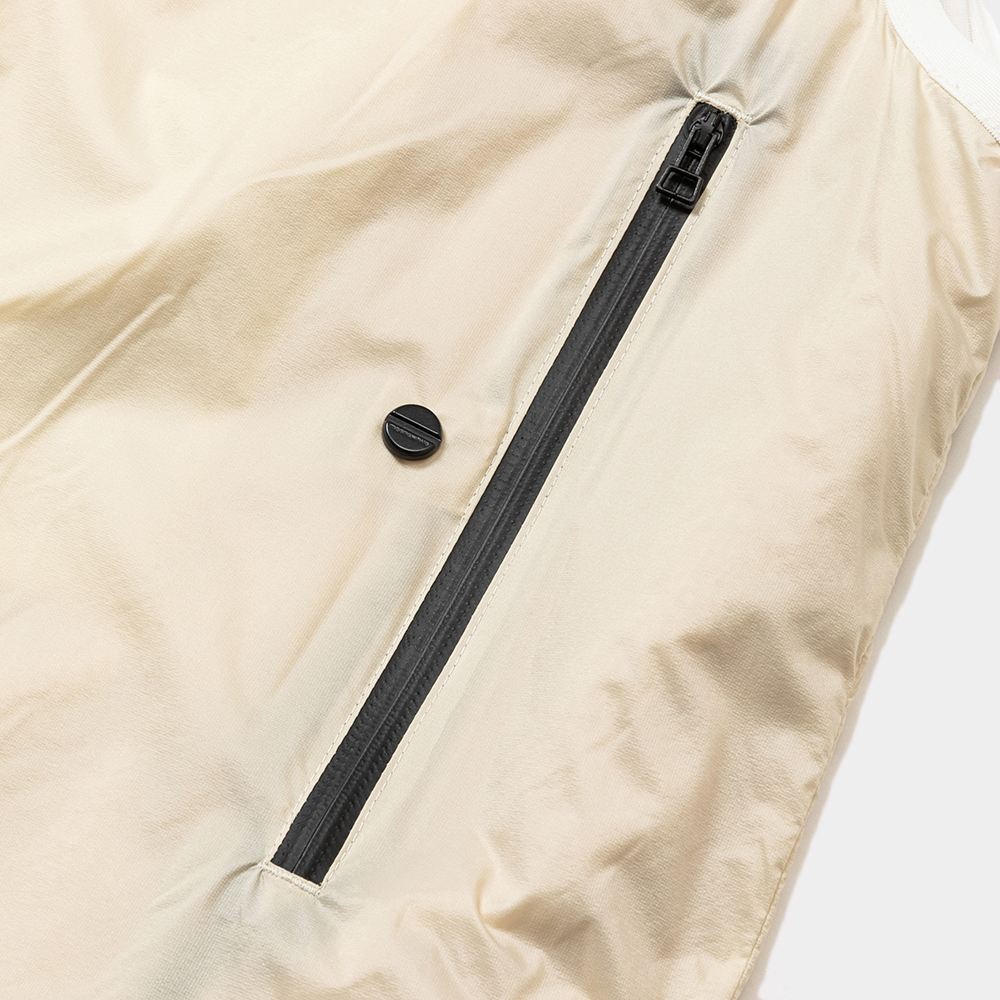 Polartec® Fleece Overwrap Vest/Taupe