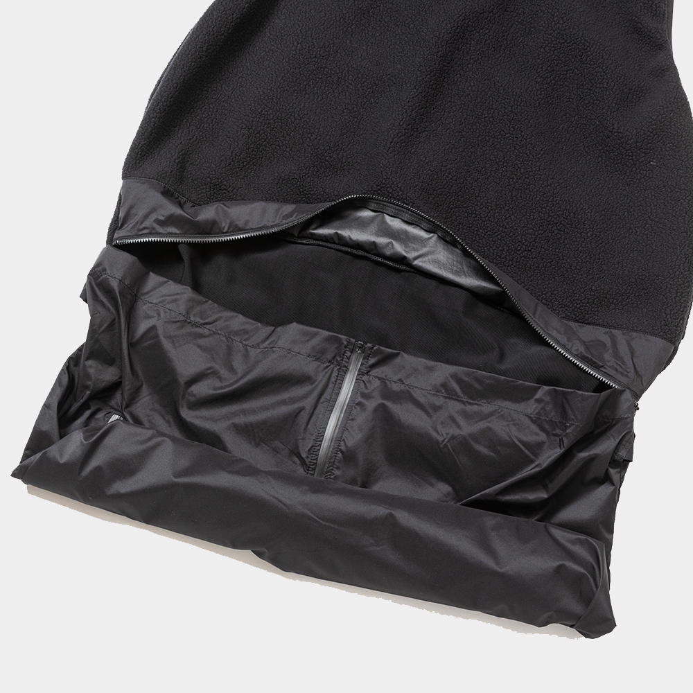 Polartec® Fleece Overwrap Vest/Off Black