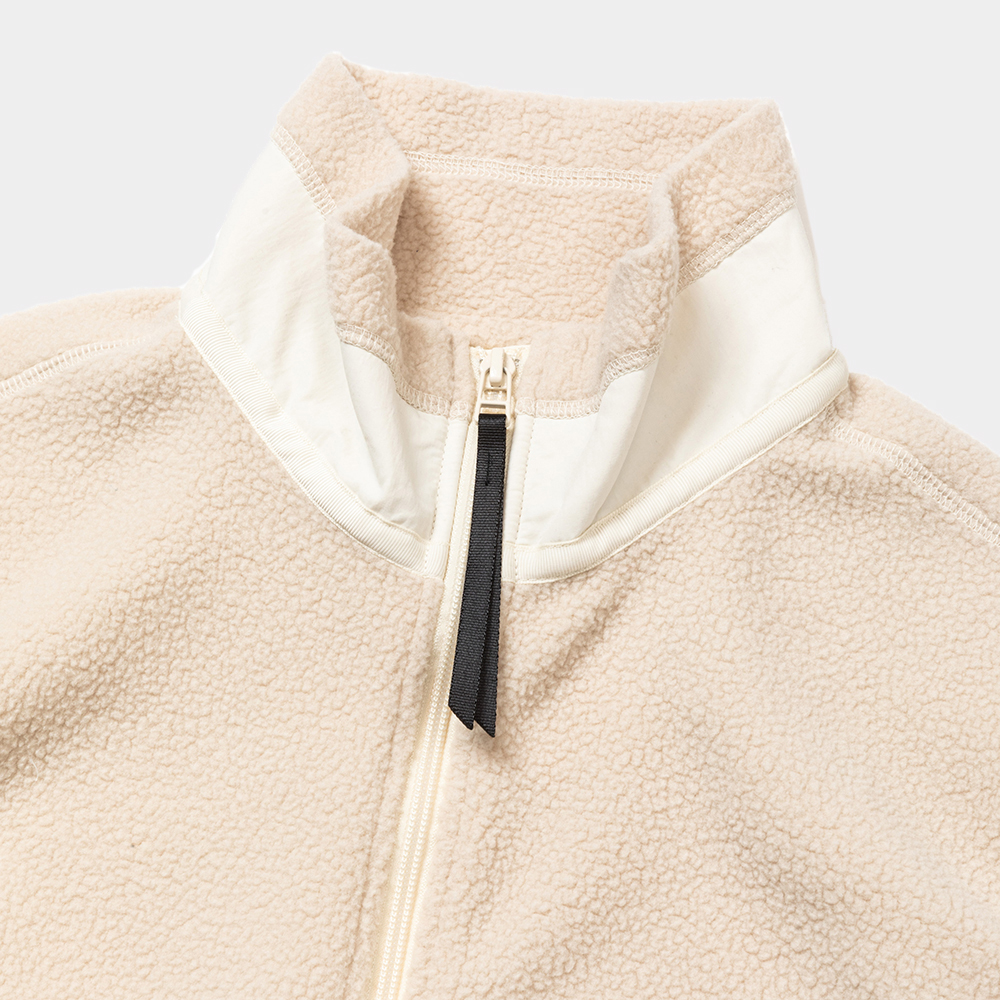 Polartec® Fleece Overwrap Vest/Taupe