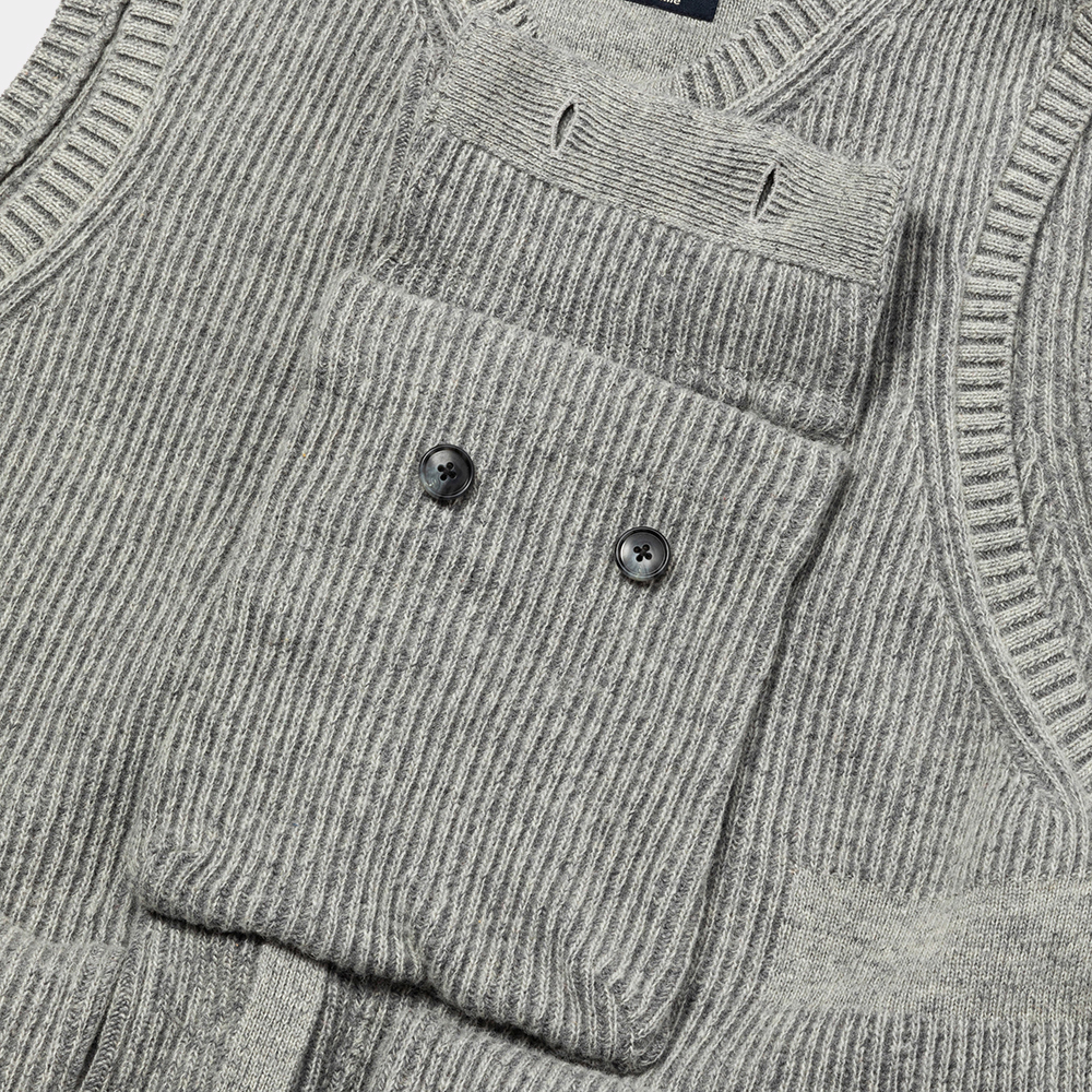 Body Armor Knit Vest/Grey