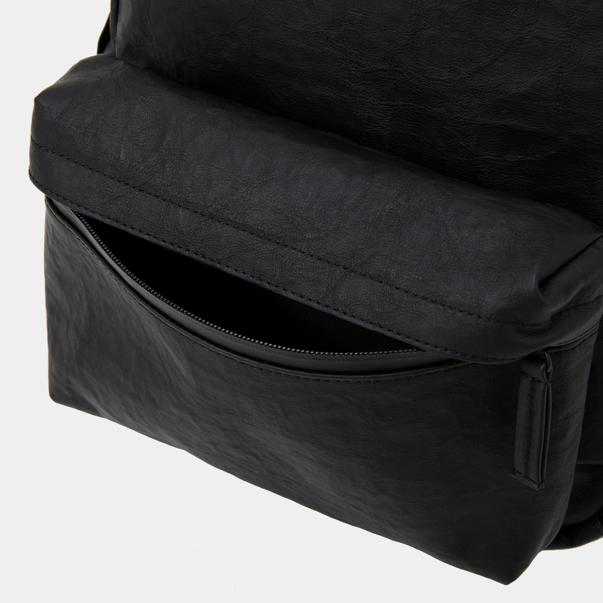 meanswhile × objcts.io Dyneema® Leather Daypack “Common”/Black