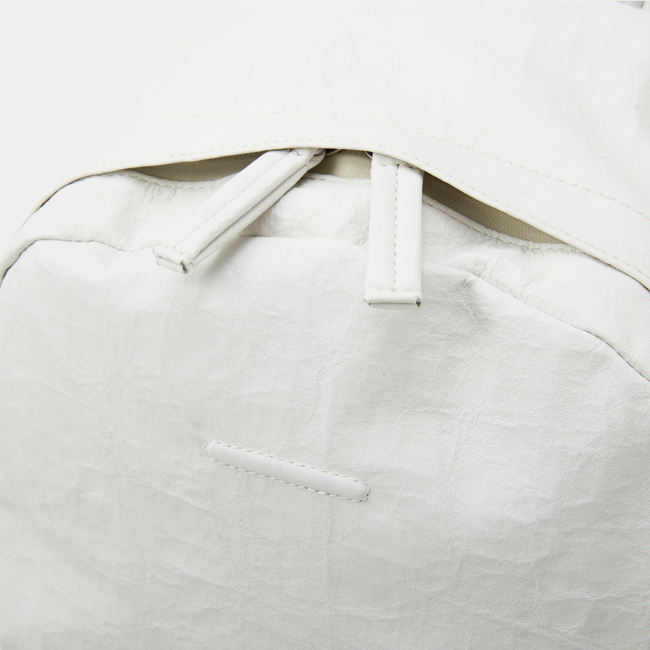 meanswhile × objcts.io Dyneema® Leather Daypack “Common”/Marshmallow