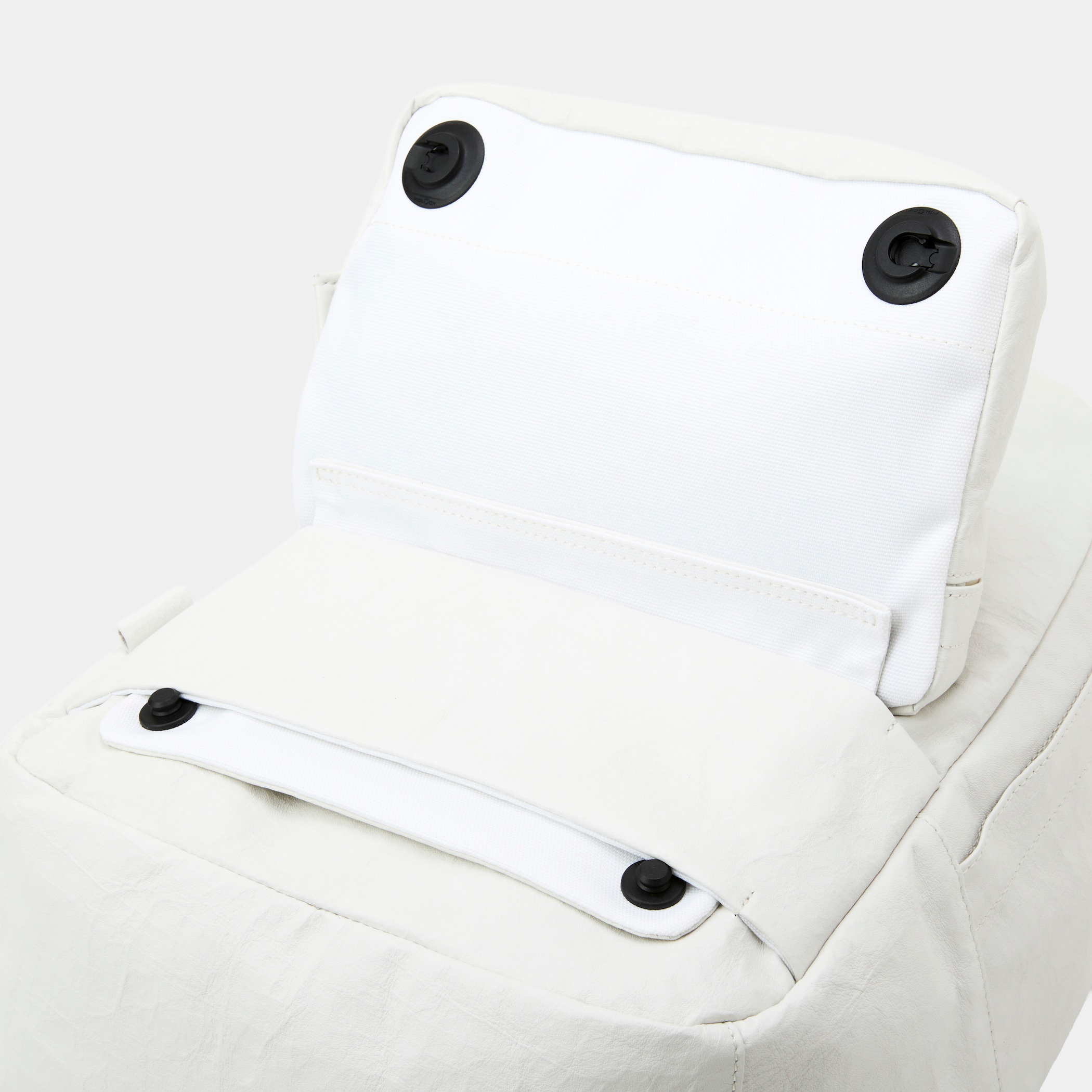 meanswhile × objcts.io Dyneema® Leather Daypack “Common”/Marshmallow