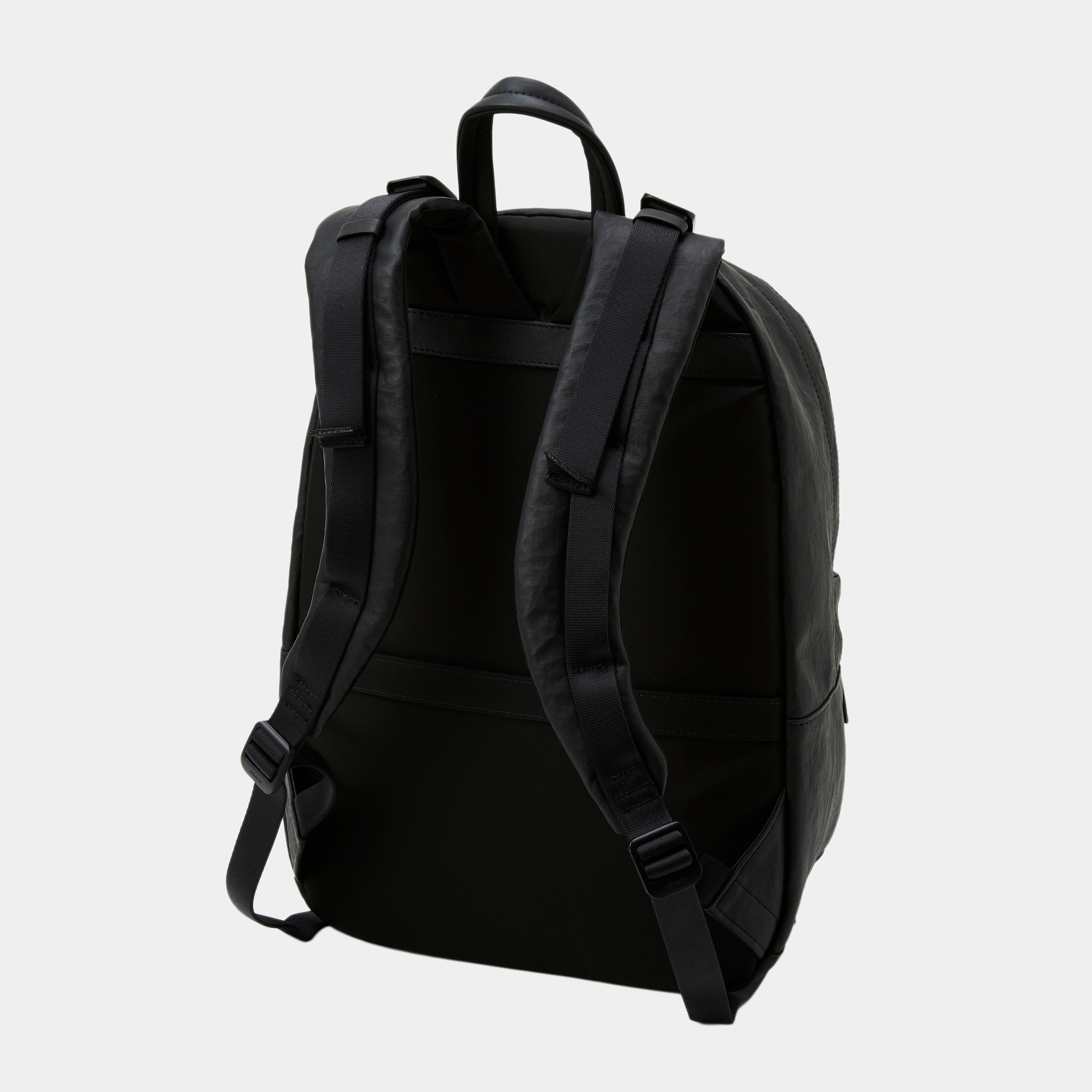 meanswhile × objcts.io Dyneema® Leather Daypack “Common”/Black