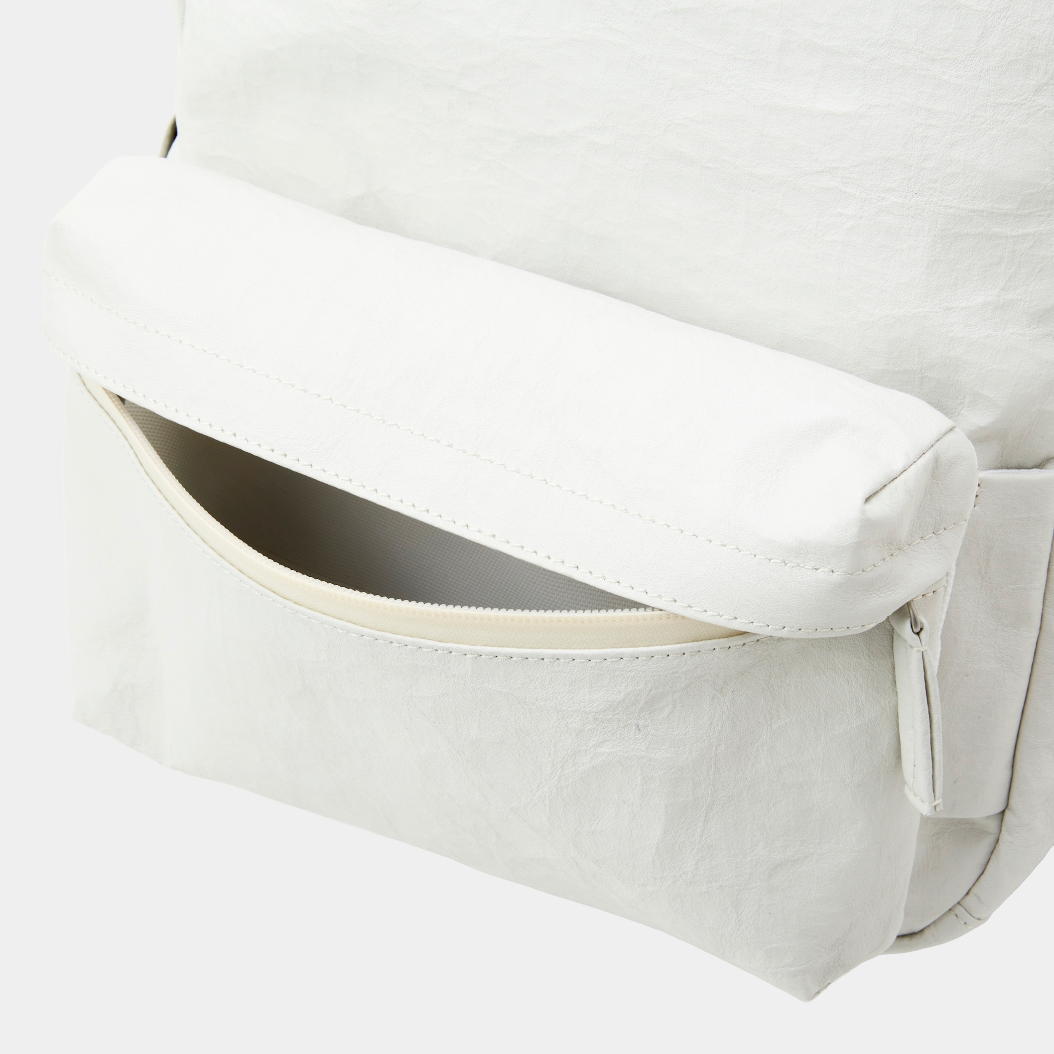 meanswhile × objcts.io Dyneema® Leather Daypack “Common”/Marshmallow