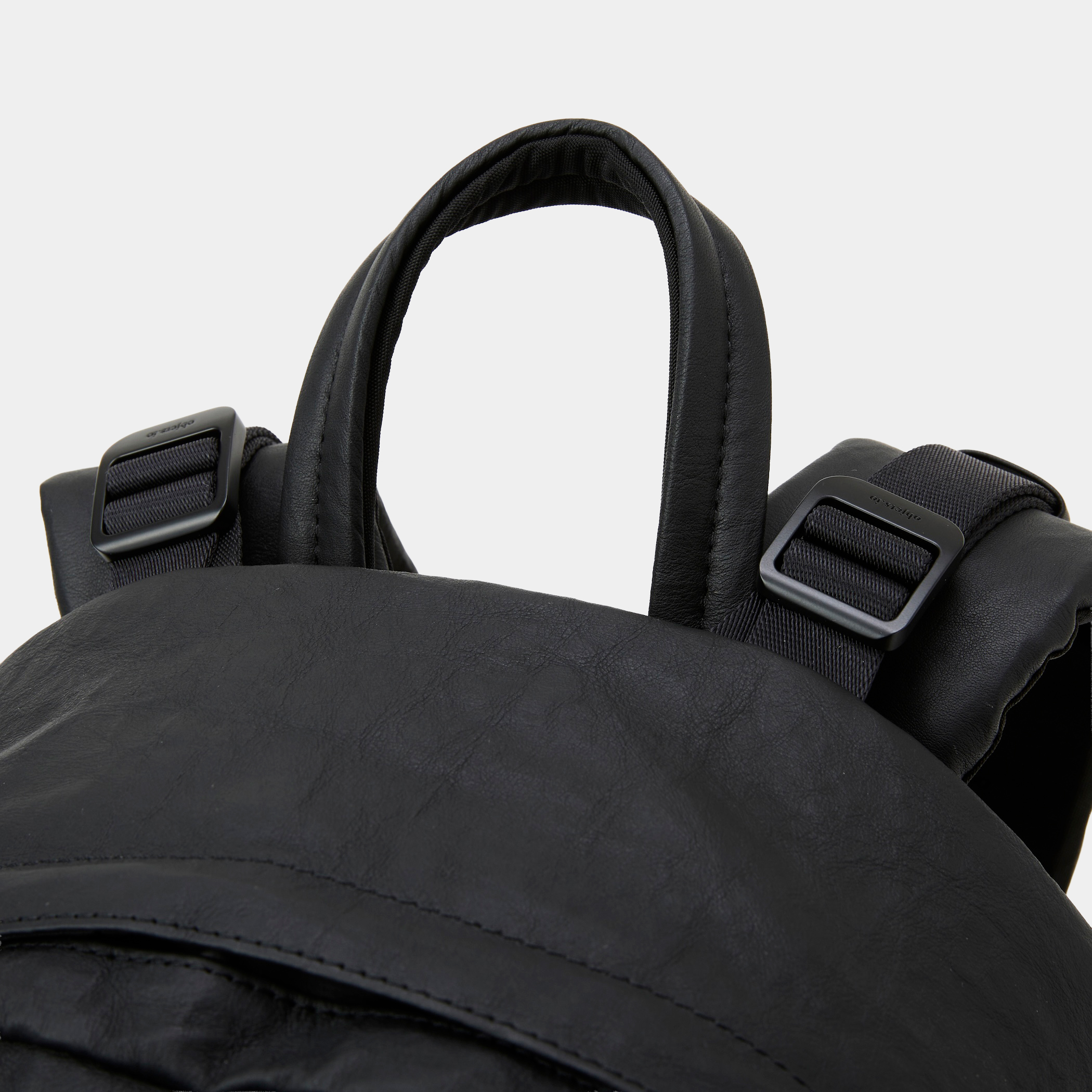 meanswhile × objcts.io Dyneema® Leather Daypack “Common”/Black