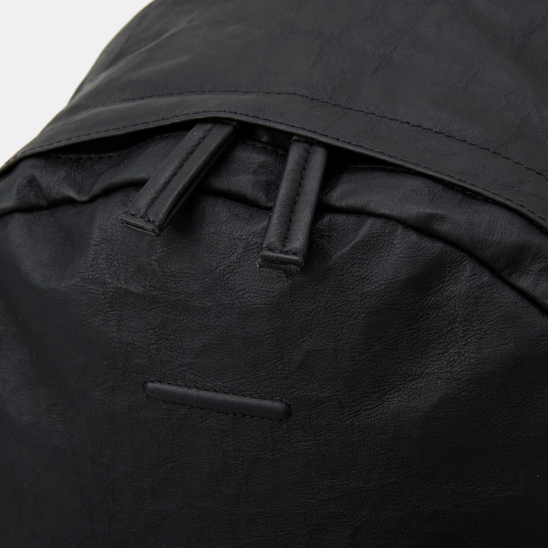 meanswhile × objcts.io Dyneema® Leather Daypack “Common”/Black