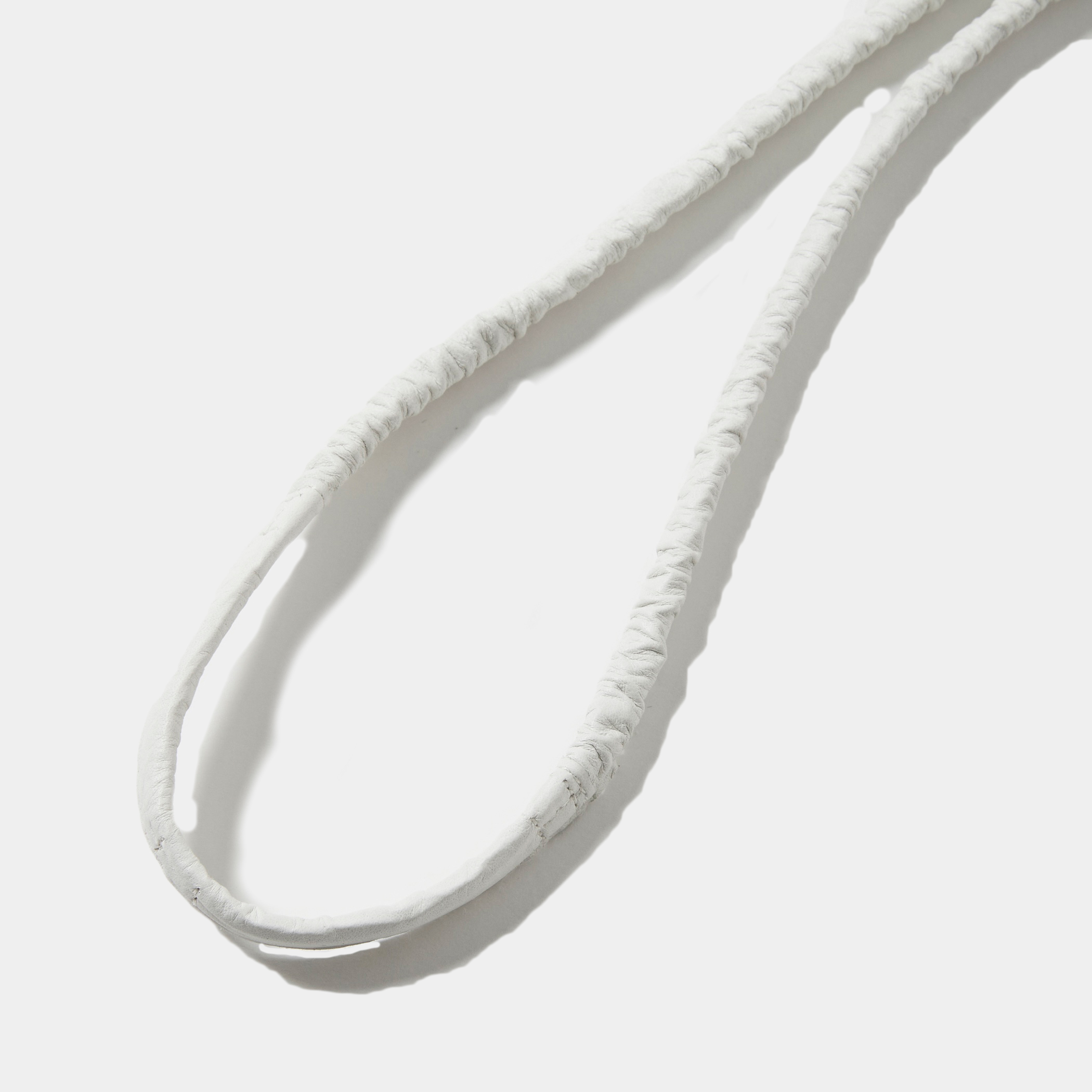 objcts.io × meanswhile Dyneema® Leather iPhone accessory Sholder Wallet/White