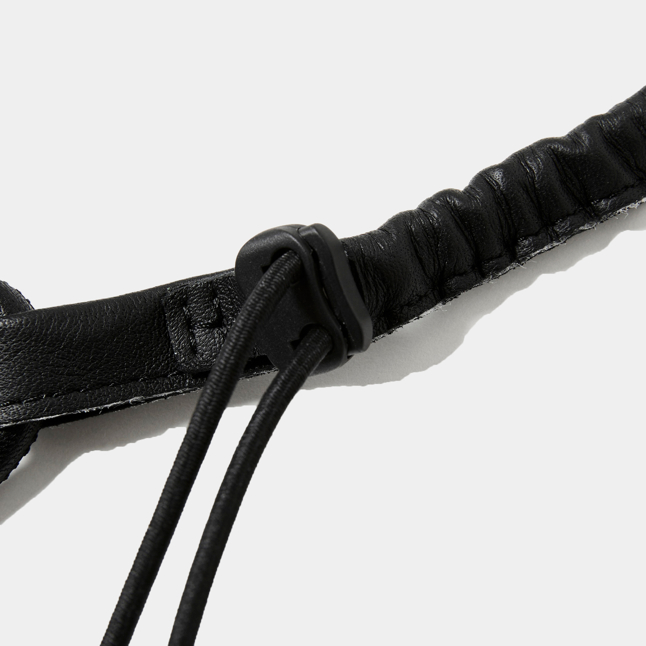 objcts.io × meanswhile Dyneema® Leather iPhone accessory Sholder Wallet/Black