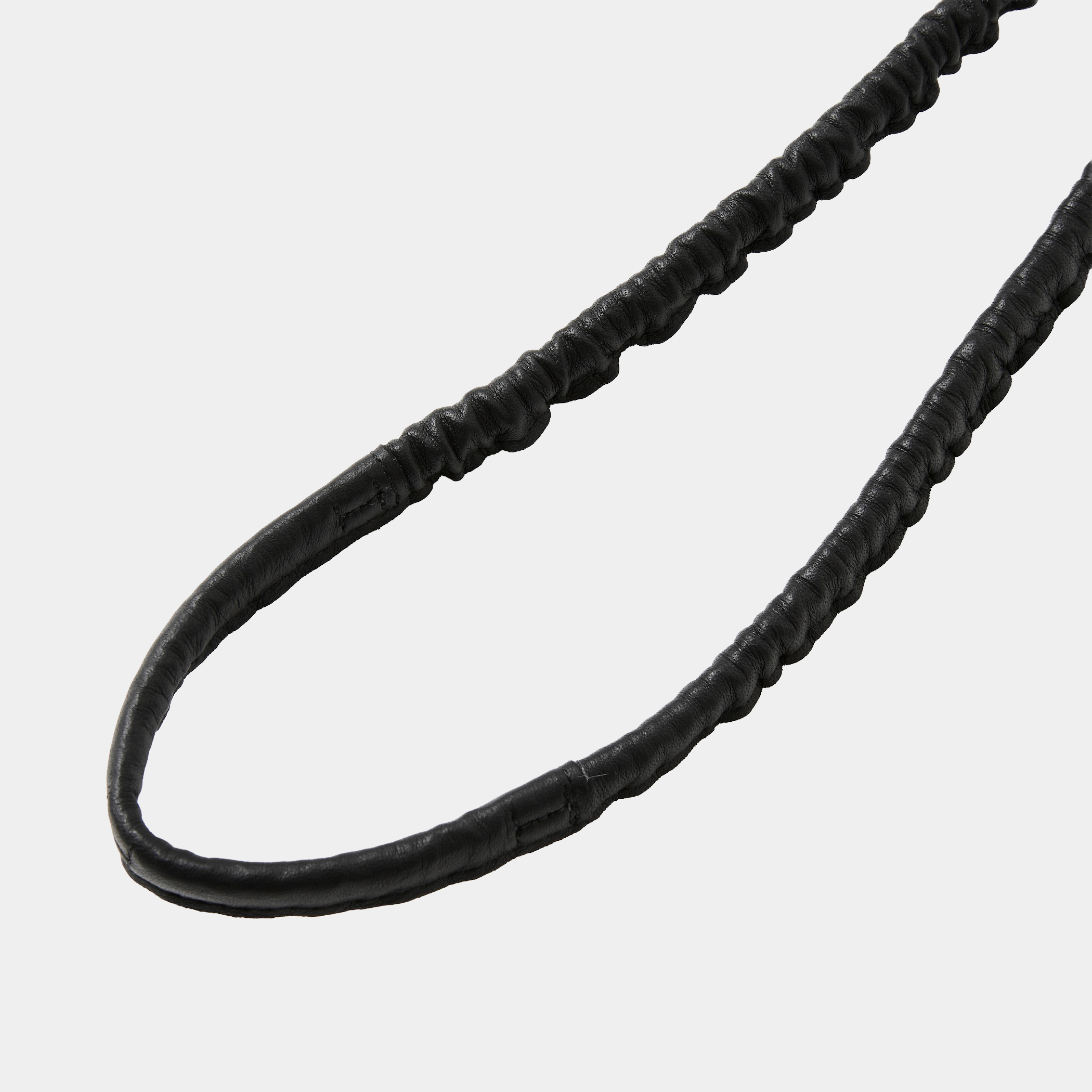 objcts.io × meanswhile Dyneema® Leather iPhone accessory Sholder Wallet/Black