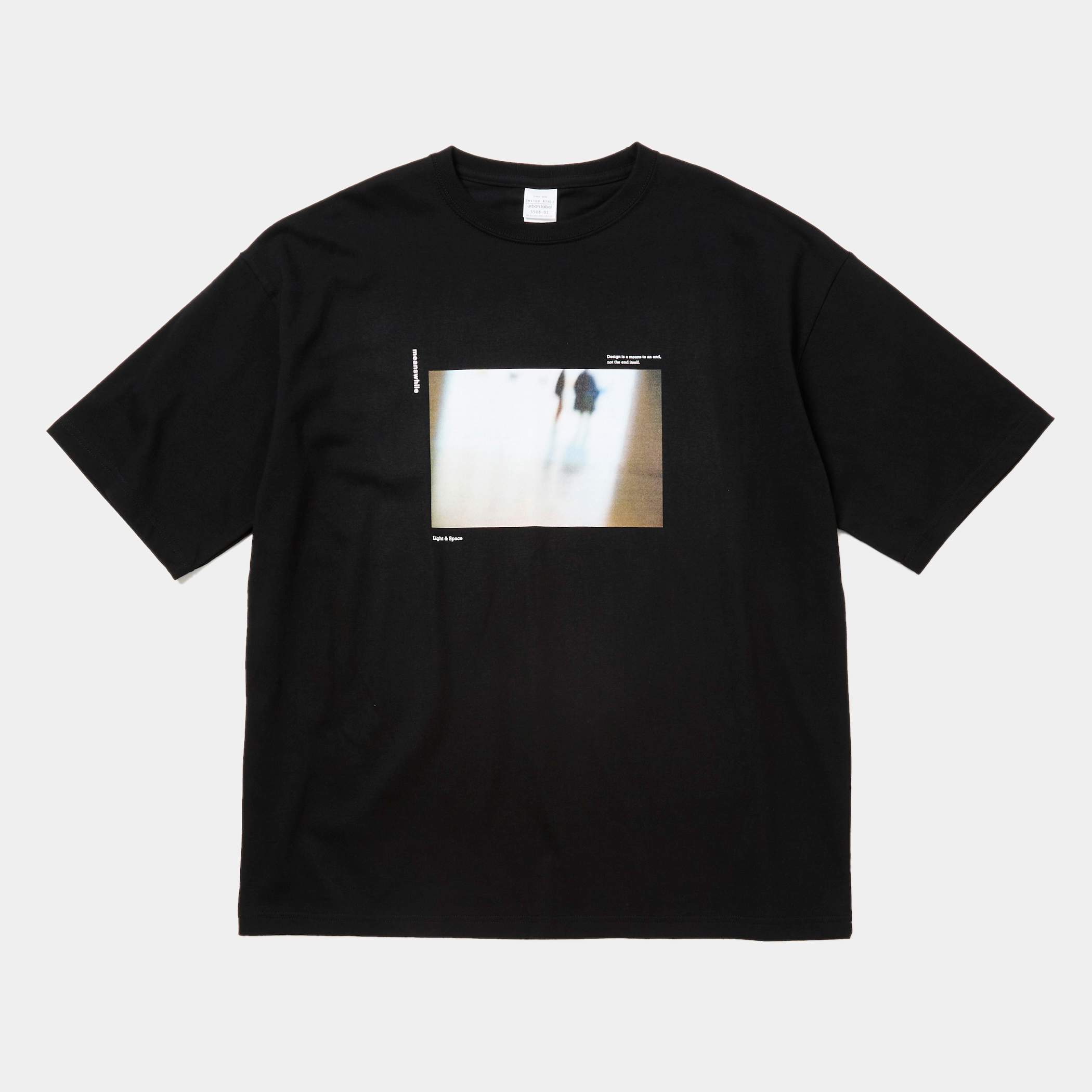 Abstract Photograph S/S Tee/Off Black