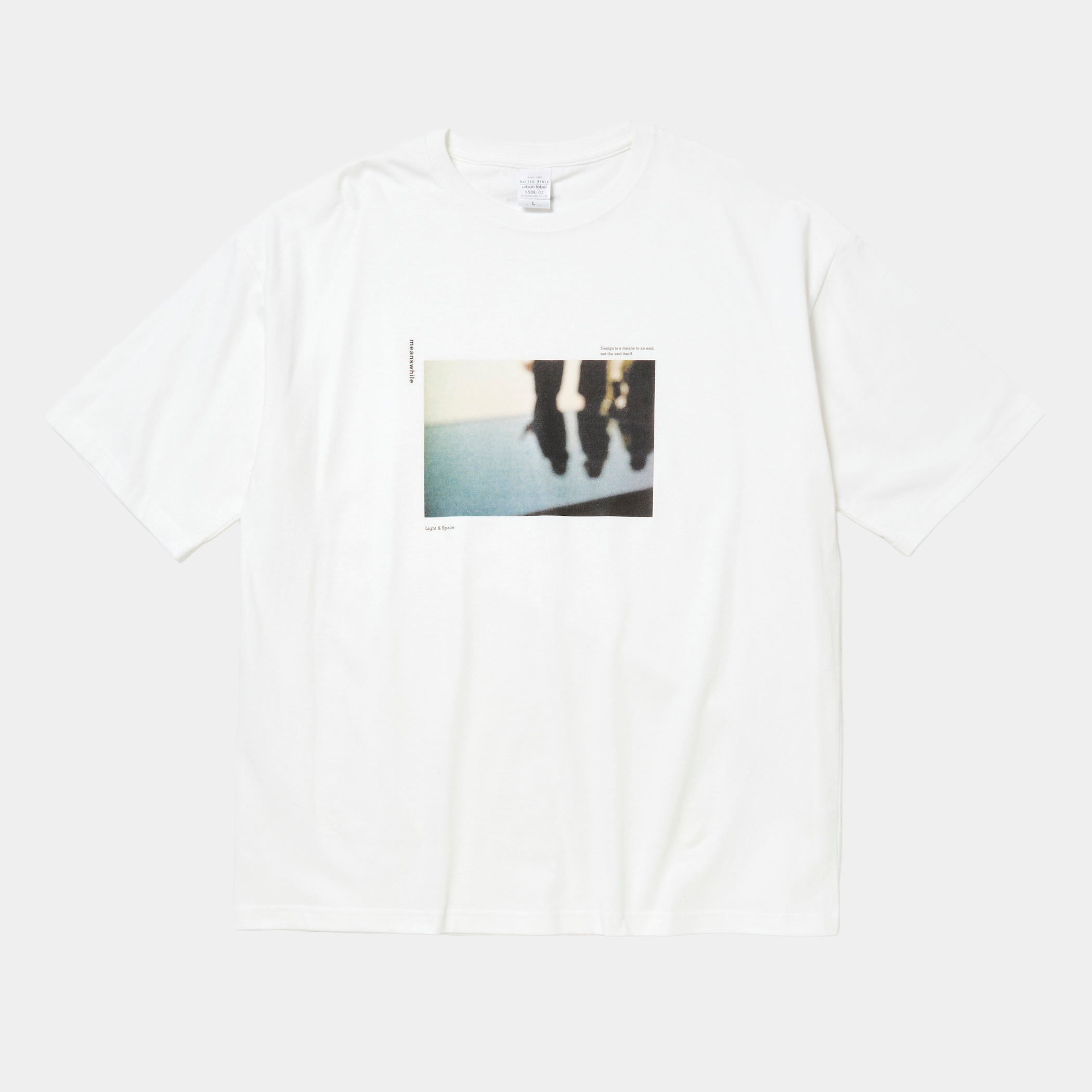 Abstract Photograph S/S Tee/Off White