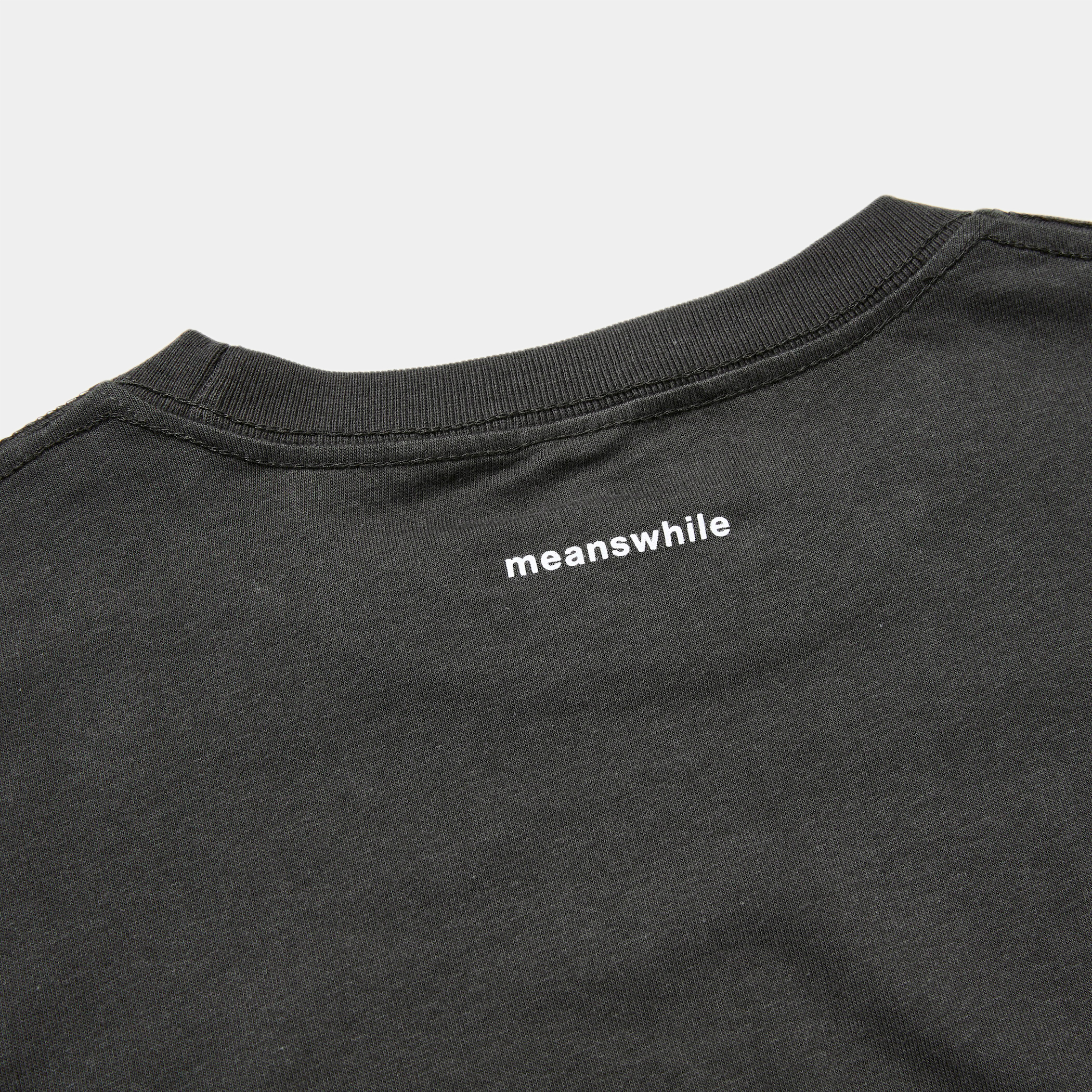 Abstract Photograph L/S Tee/Charcoal