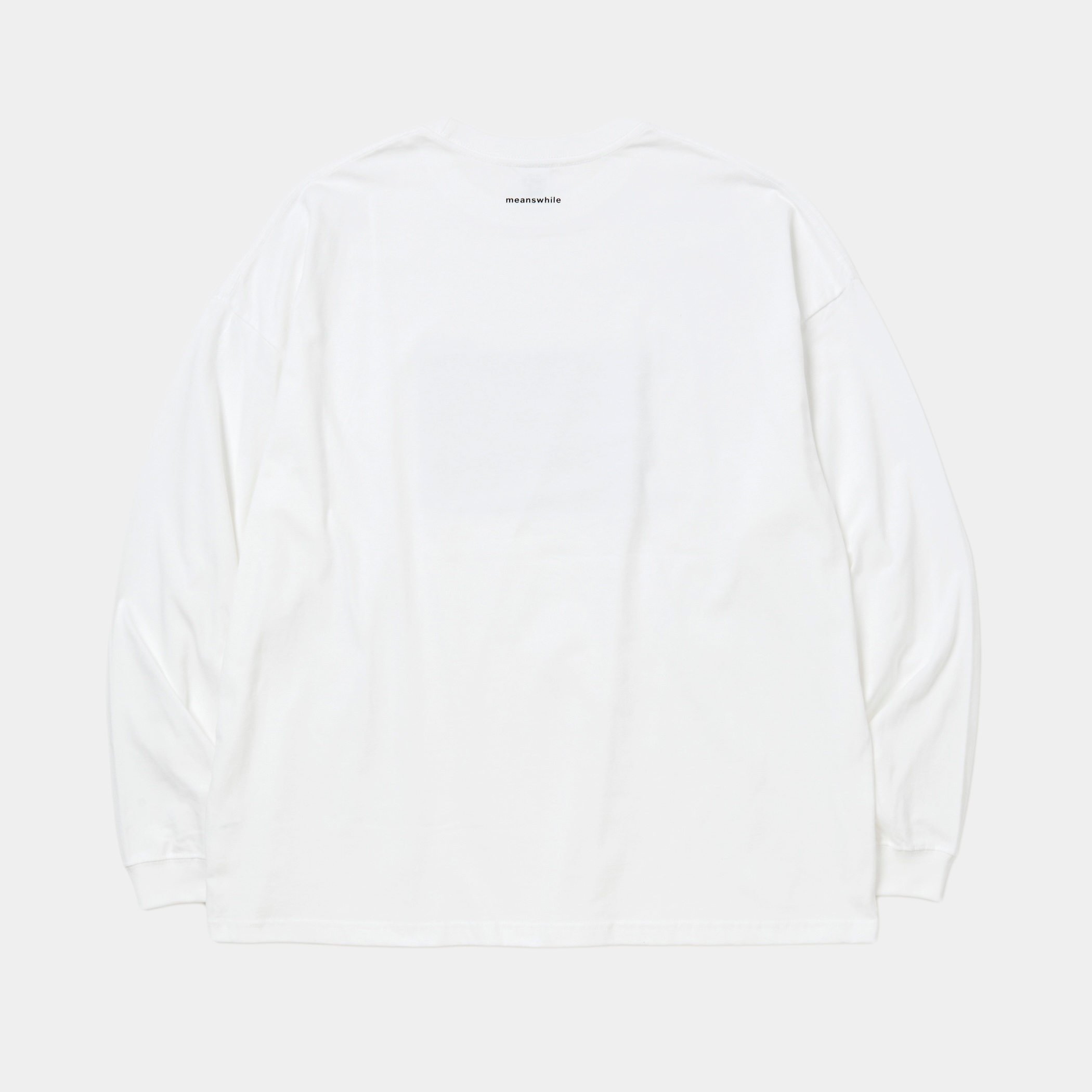 Abstract Photograph L/S Tee/Off White