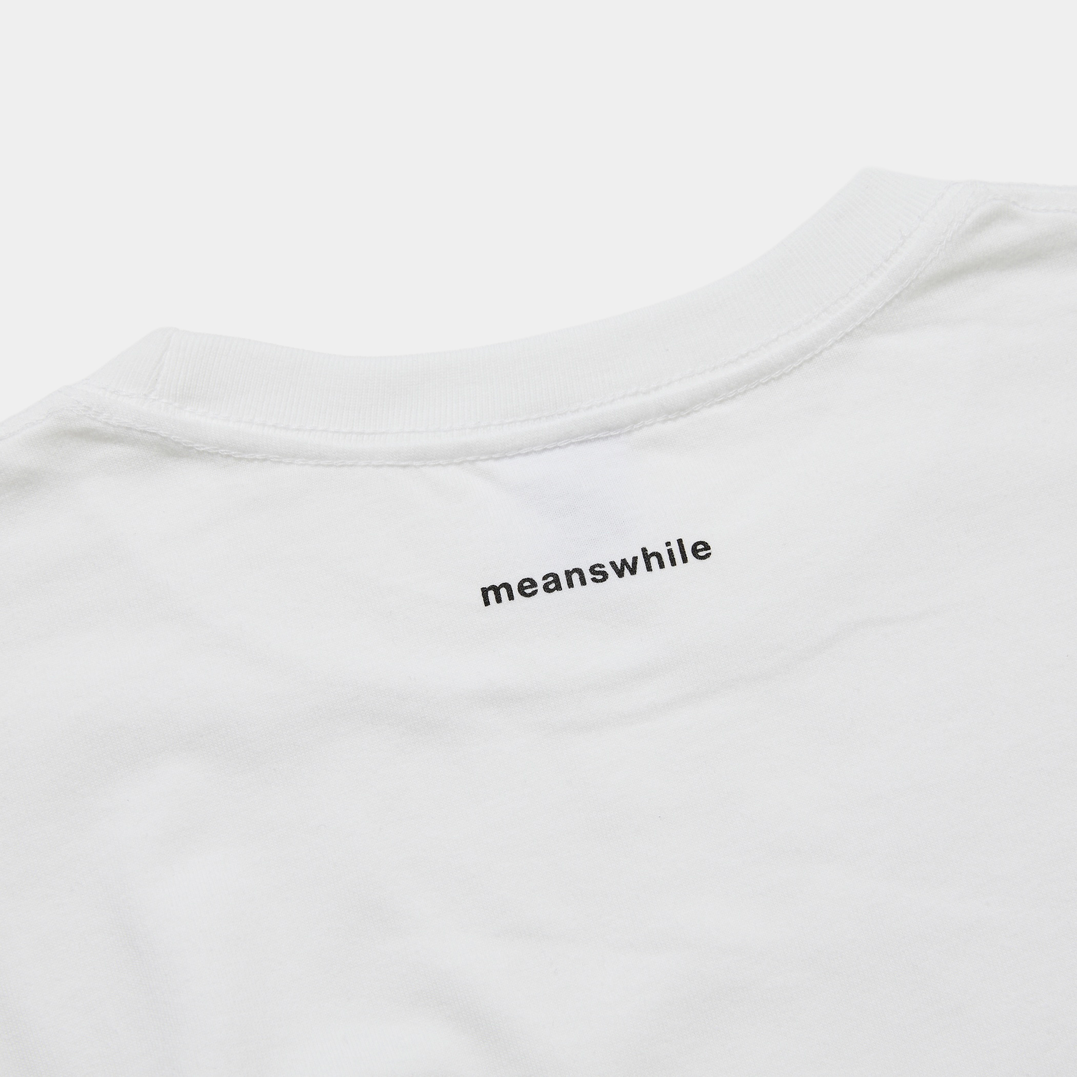 Abstract Photograph L/S Tee/Off White