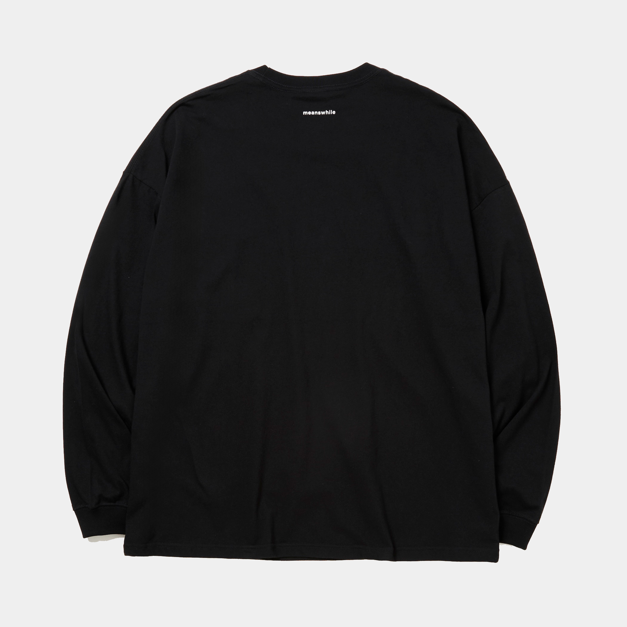 Abstract Photograph L/S Tee/Off Black