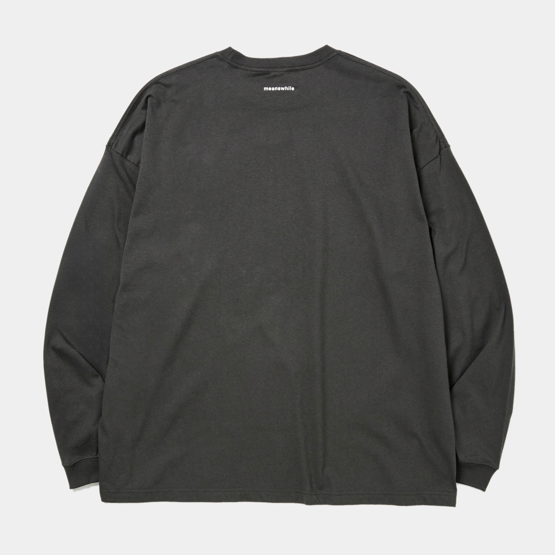 Abstract Photograph L/S Tee/Charcoal