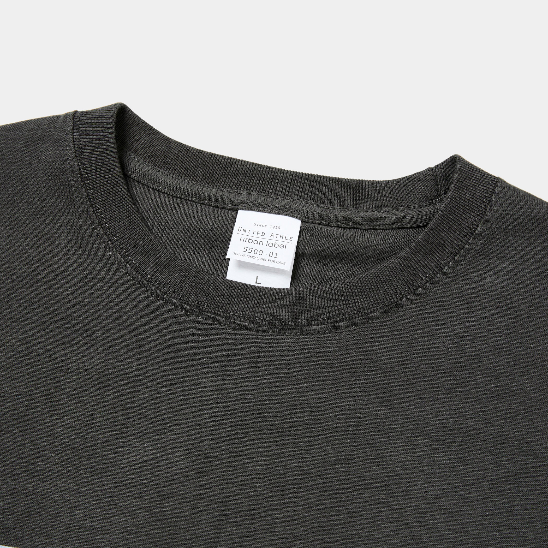 Abstract Photograph L/S Tee/Charcoal