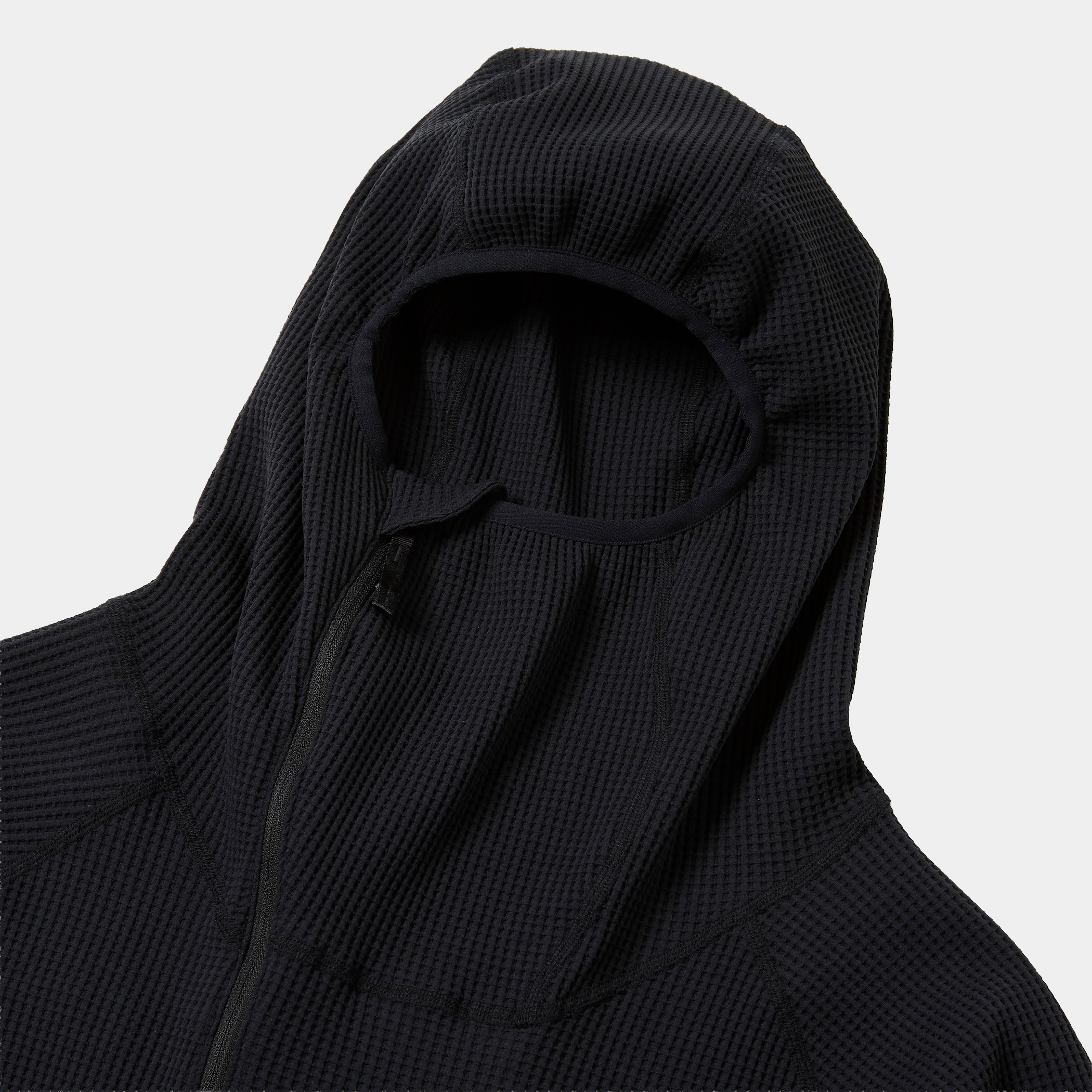 SOLOTEX Balaclava Hoodie/Off Black