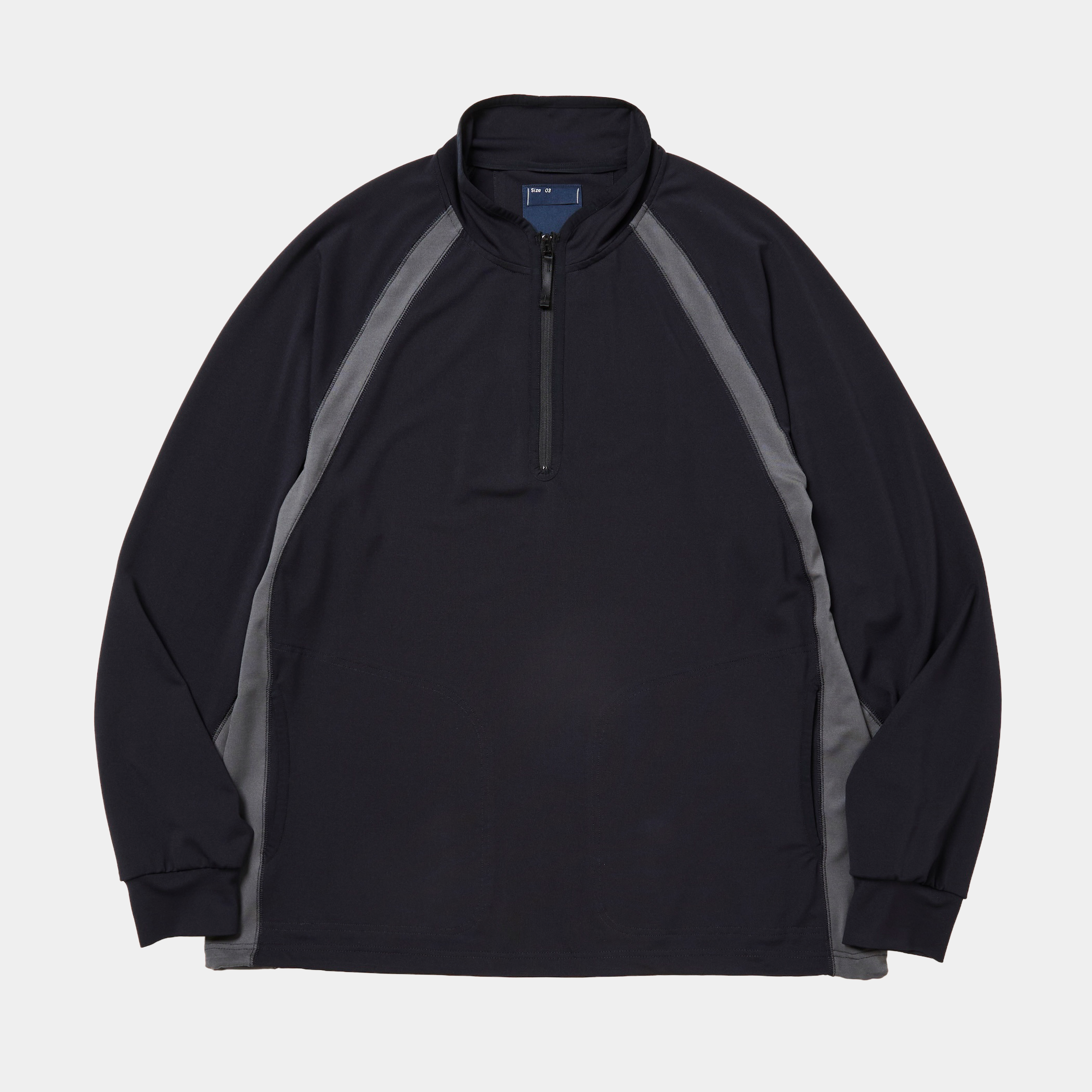 Polartec Delta Freedom Sleeve Half Zip/Off Black