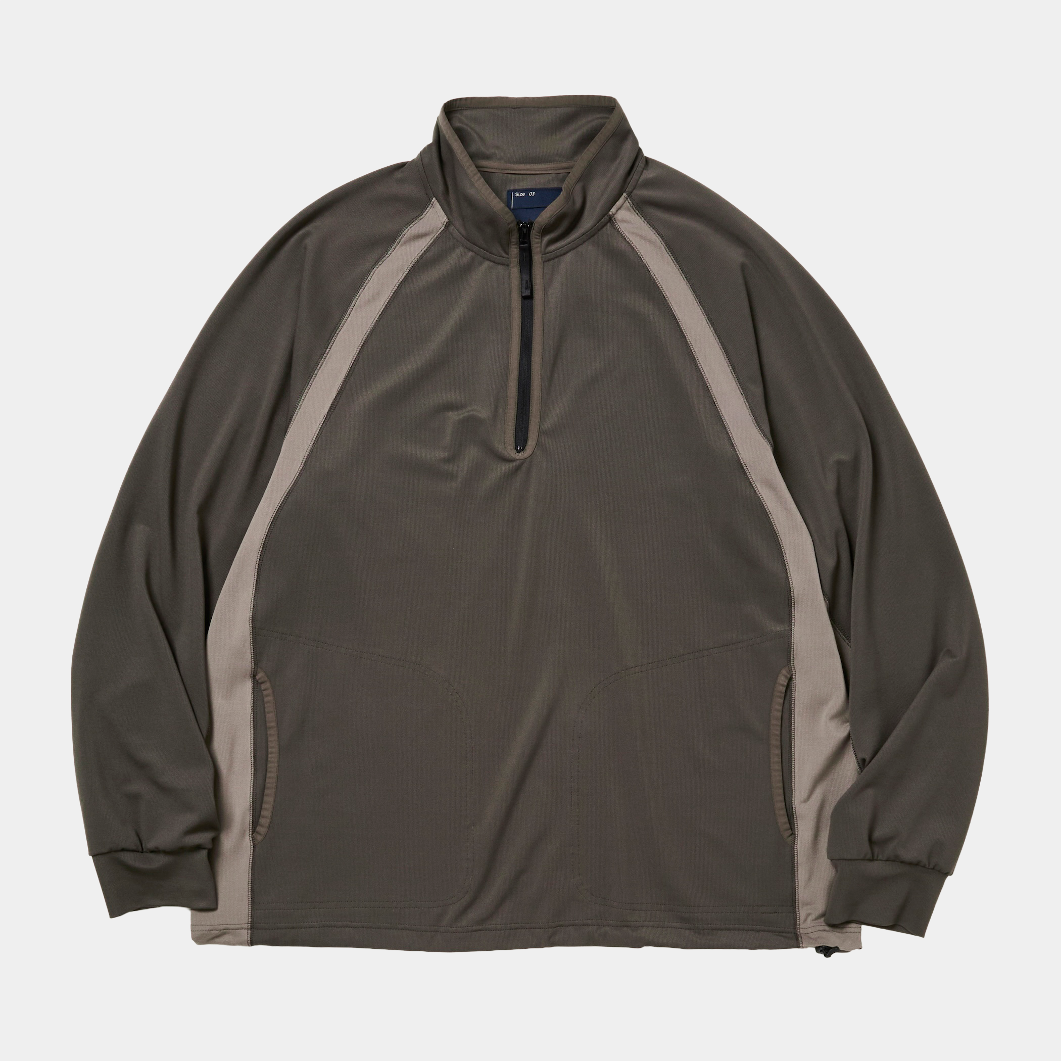 Polartec Delta Freedom Sleeve Half Zip/Grey
