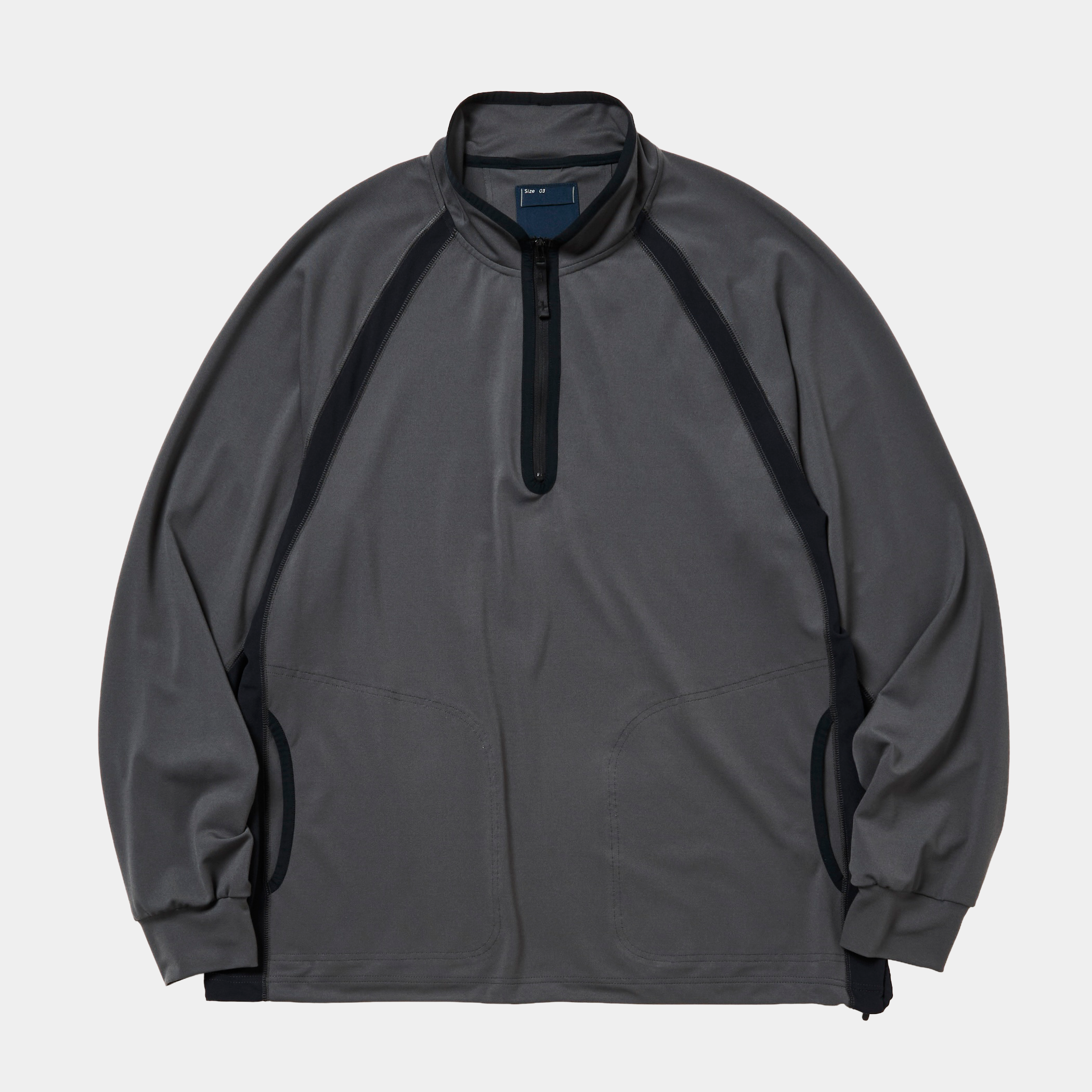 Polartec Delta Freedom Sleeve Half Zip/Charcoal