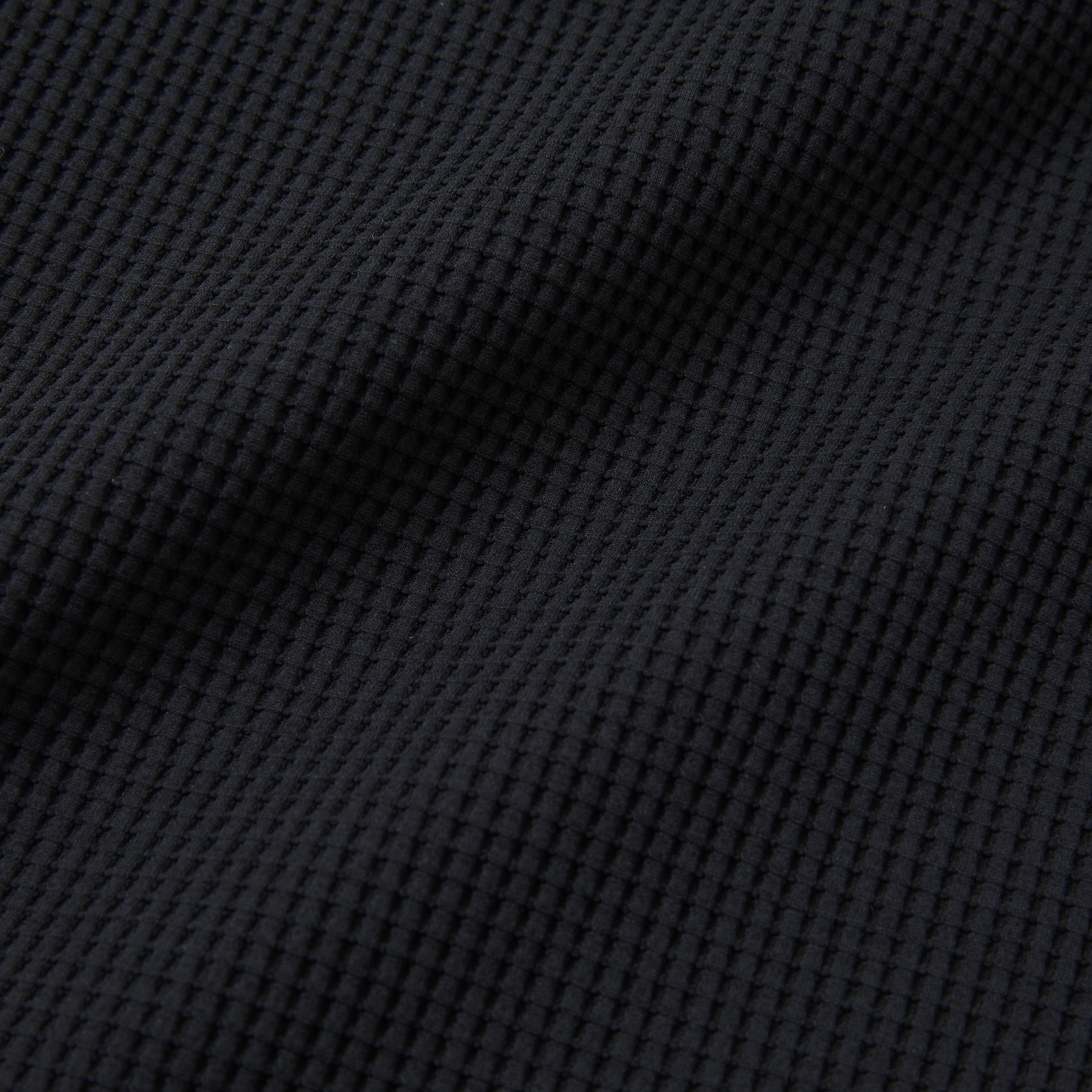 SOLOTEX Waffle S/S Tee/Off Black