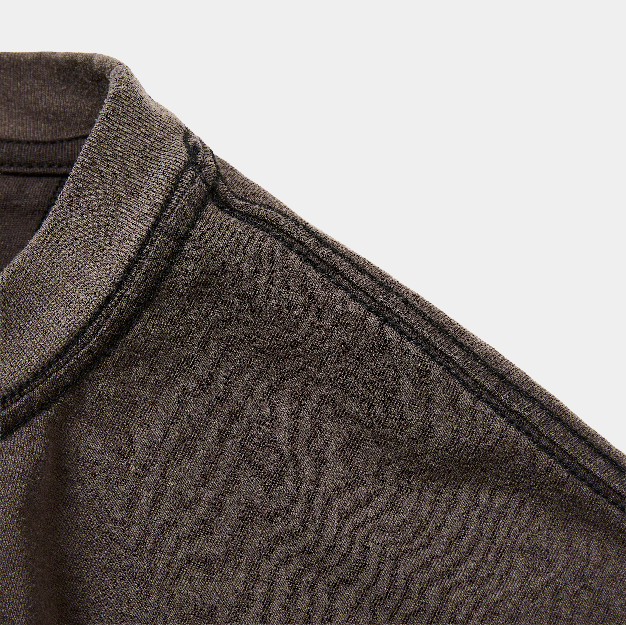 Frosted Sleeve Less Tee/Fade Charcoal