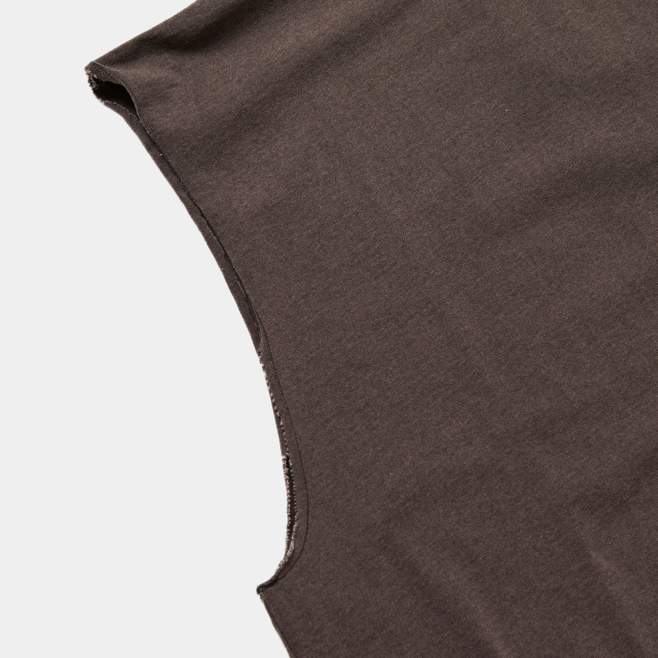 Frosted Sleeve Less Tee/Fade Charcoal