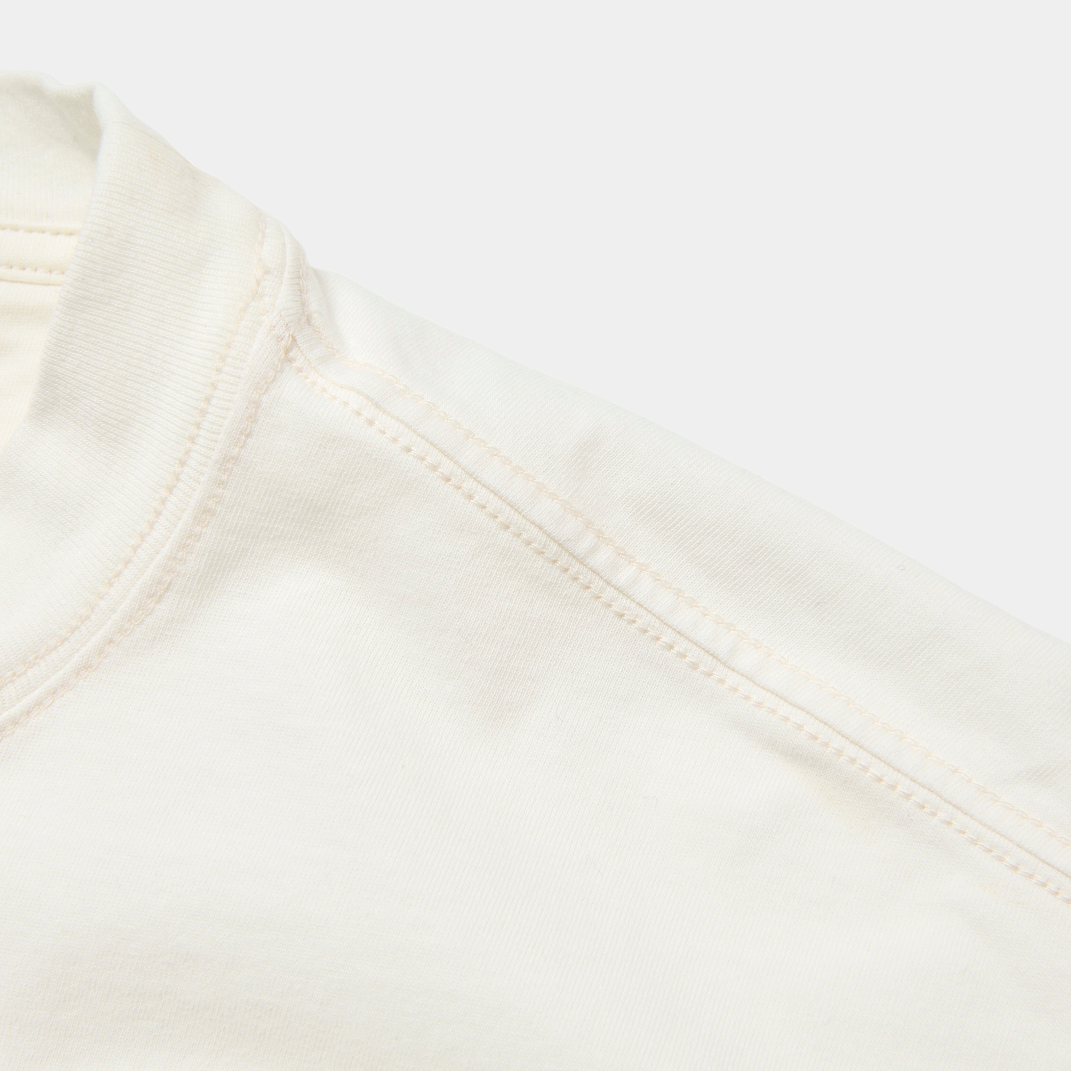 Frosted Sleeve Less Tee/Fade White