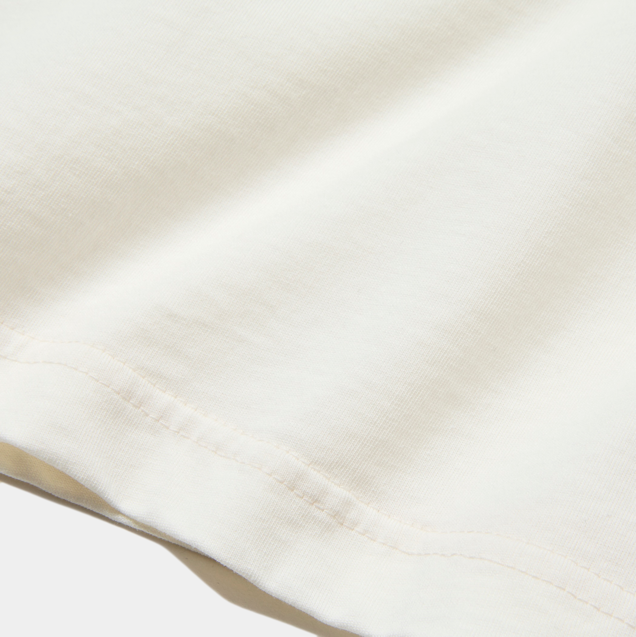 Frosted Sleeve Less Tee/Fade White