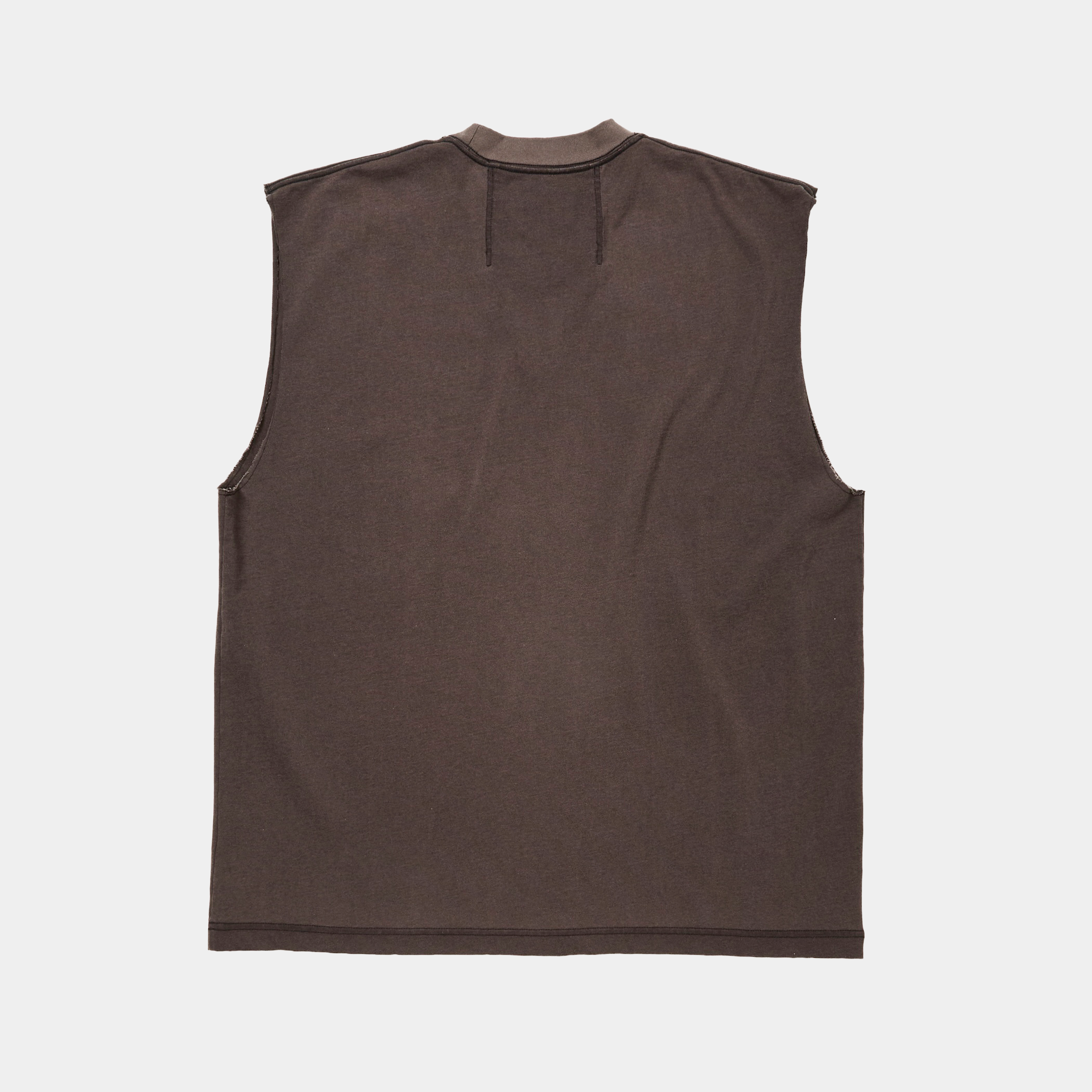 Frosted Sleeve Less Tee/Fade Charcoal