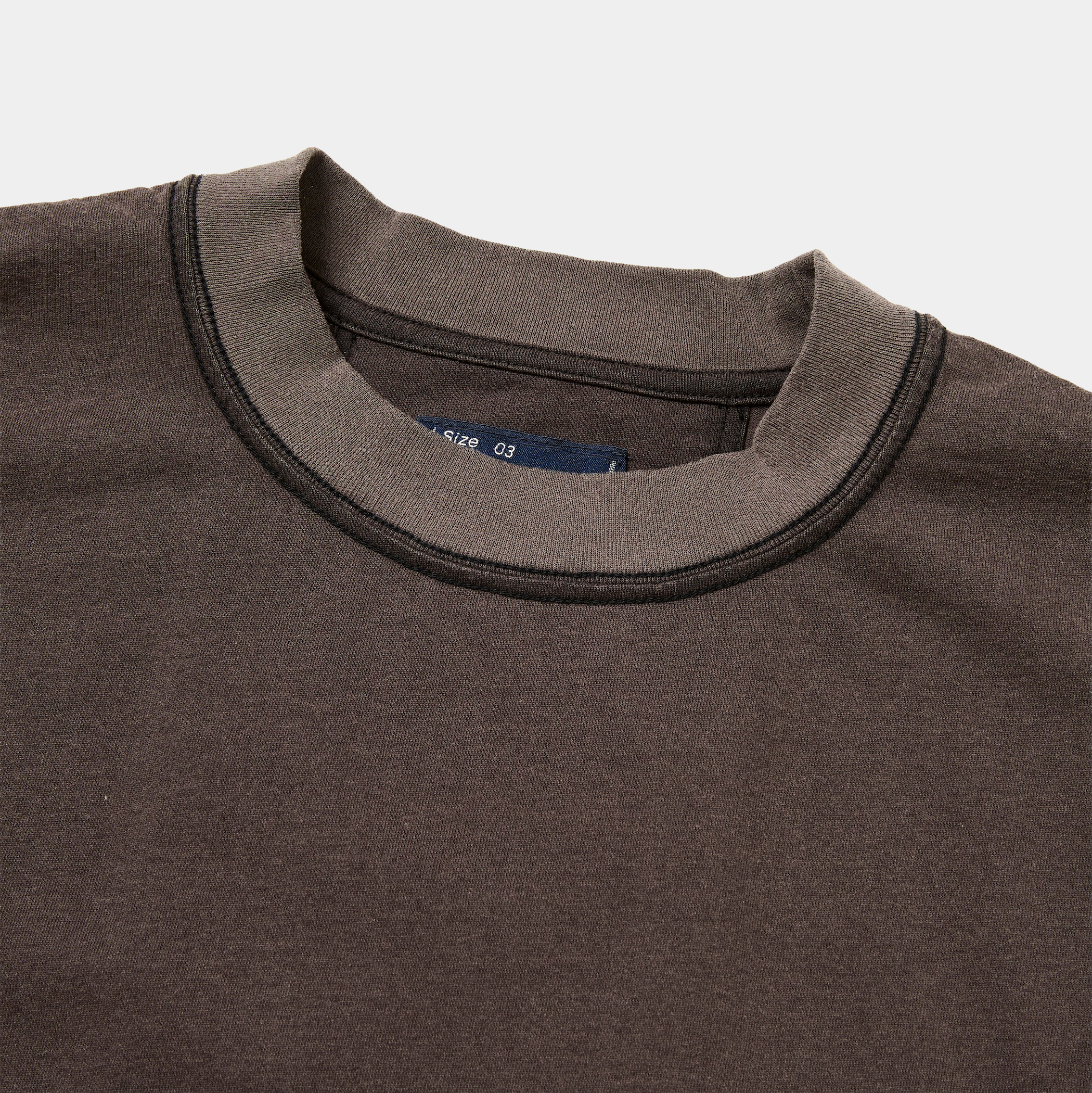 Frosted Sleeve Less Tee/Fade Charcoal