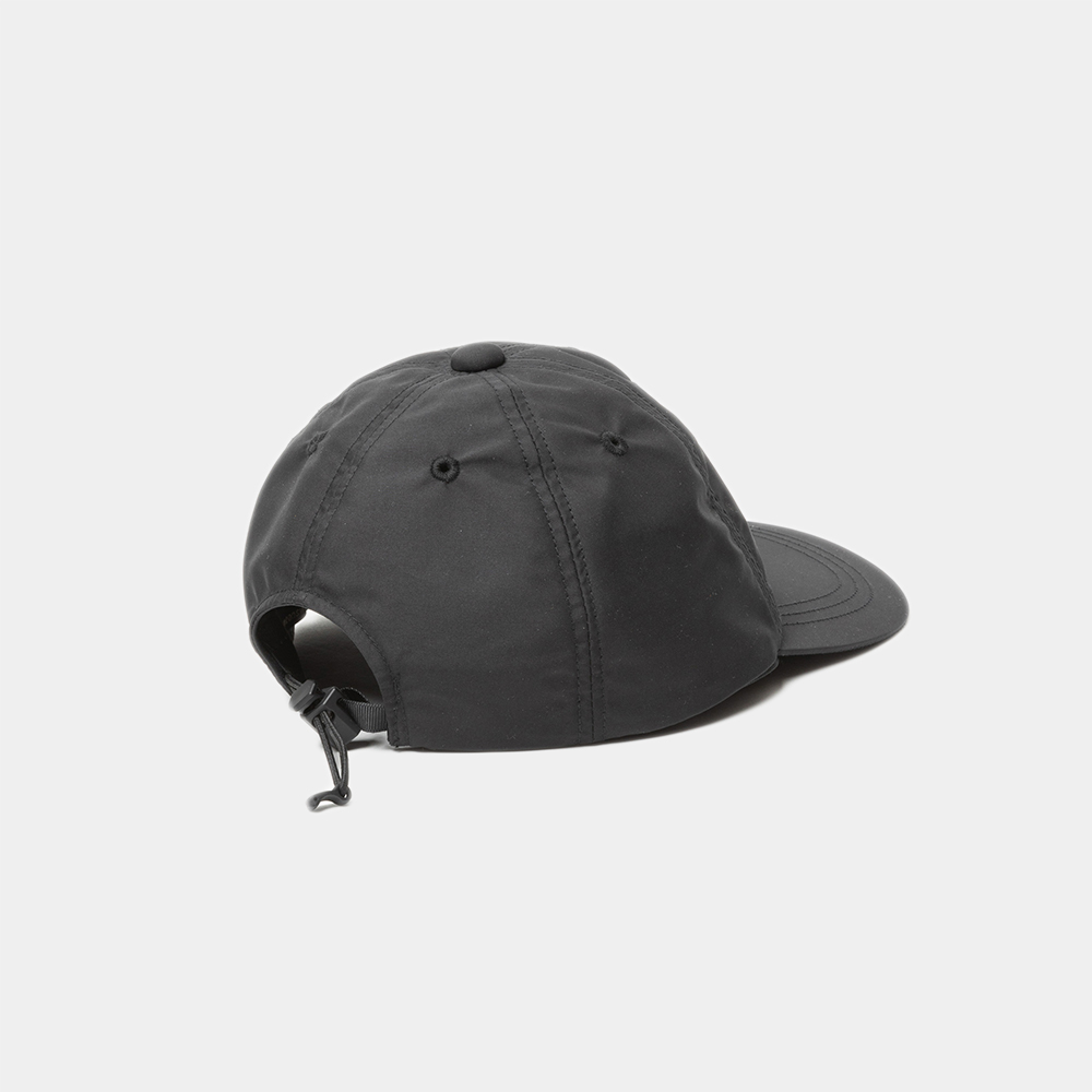 Polyester Twill 6Panel Cap/Off Black