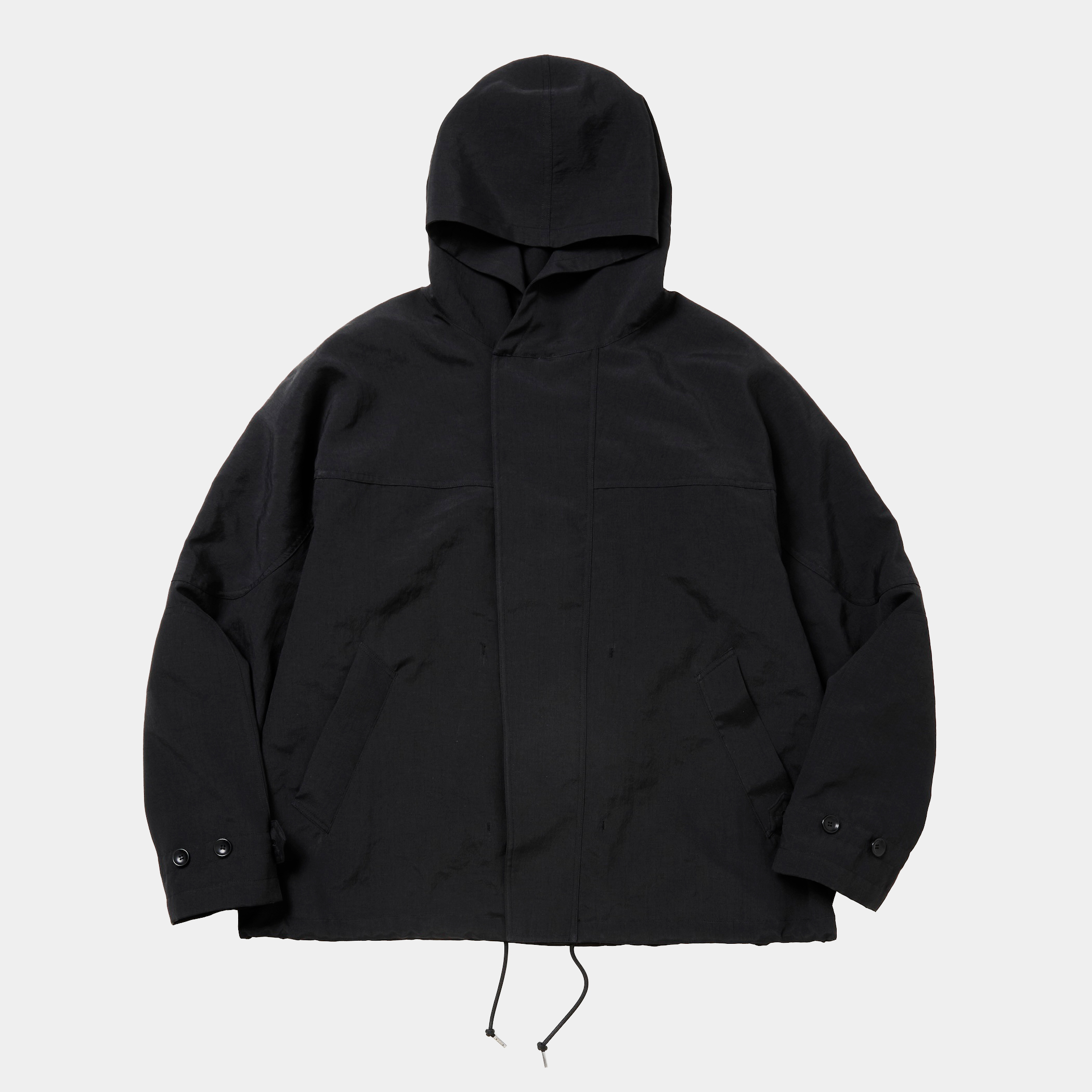 Desert Cloth Neutral Hooded Blouson/Off Black