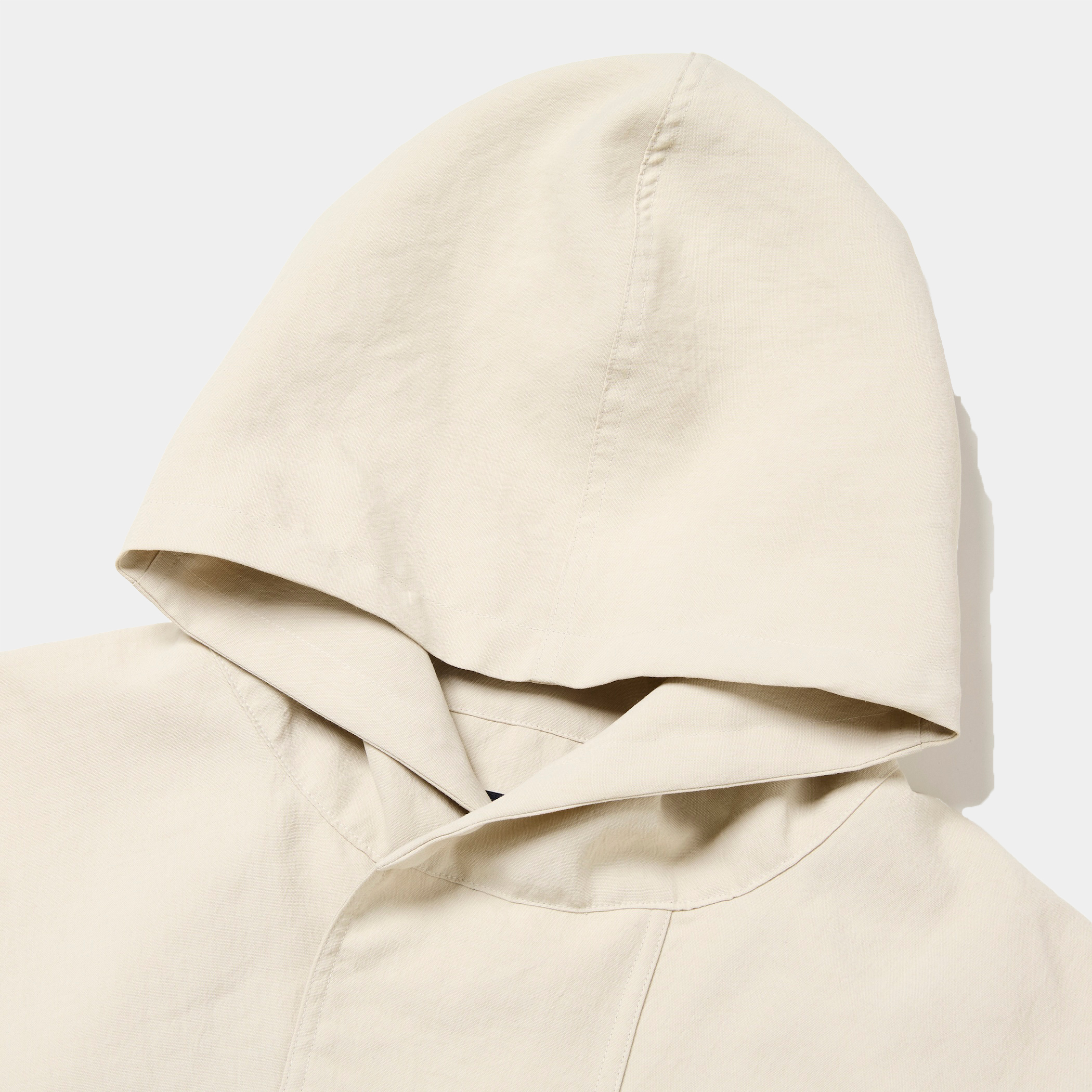 Desert Cloth Neutral Hooded Blouson/Ecru
