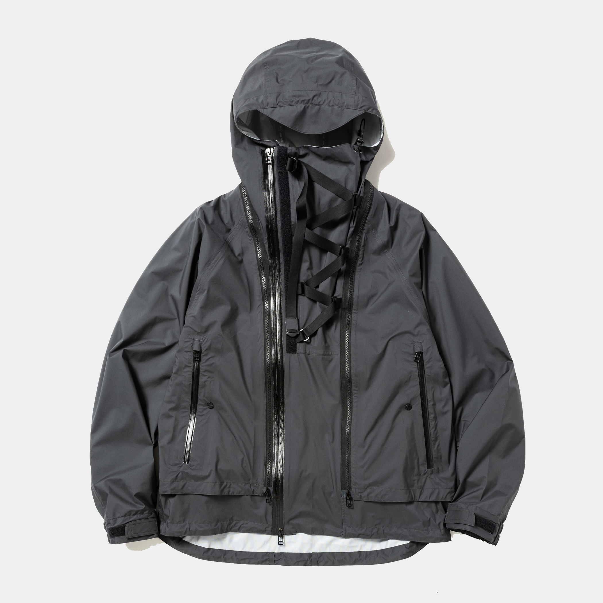 Air Circulation System Rain Jacket / Light/Charcoal