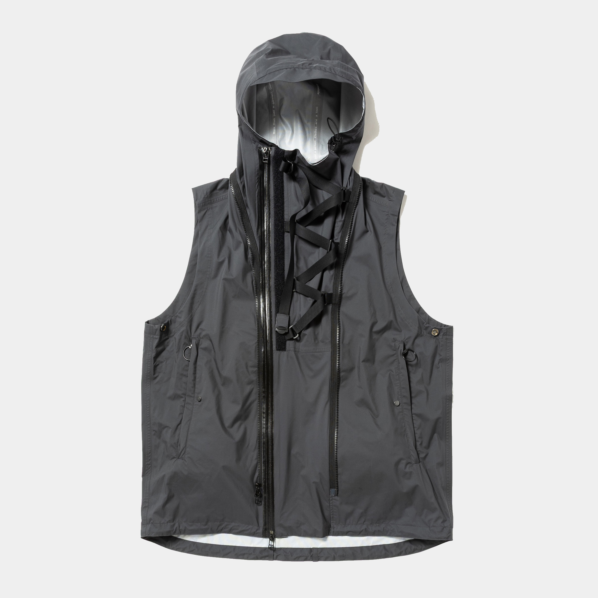 Air Circulation System Rain Jacket / Light/Charcoal
