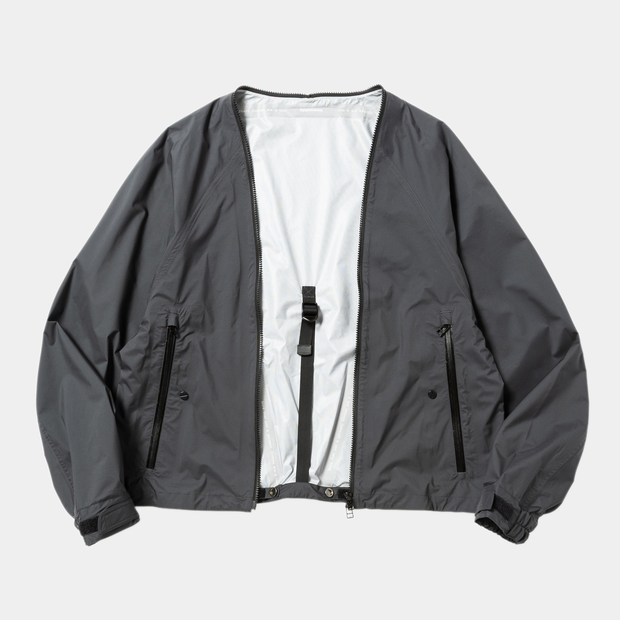 Air Circulation System Rain Jacket / Light/Charcoal