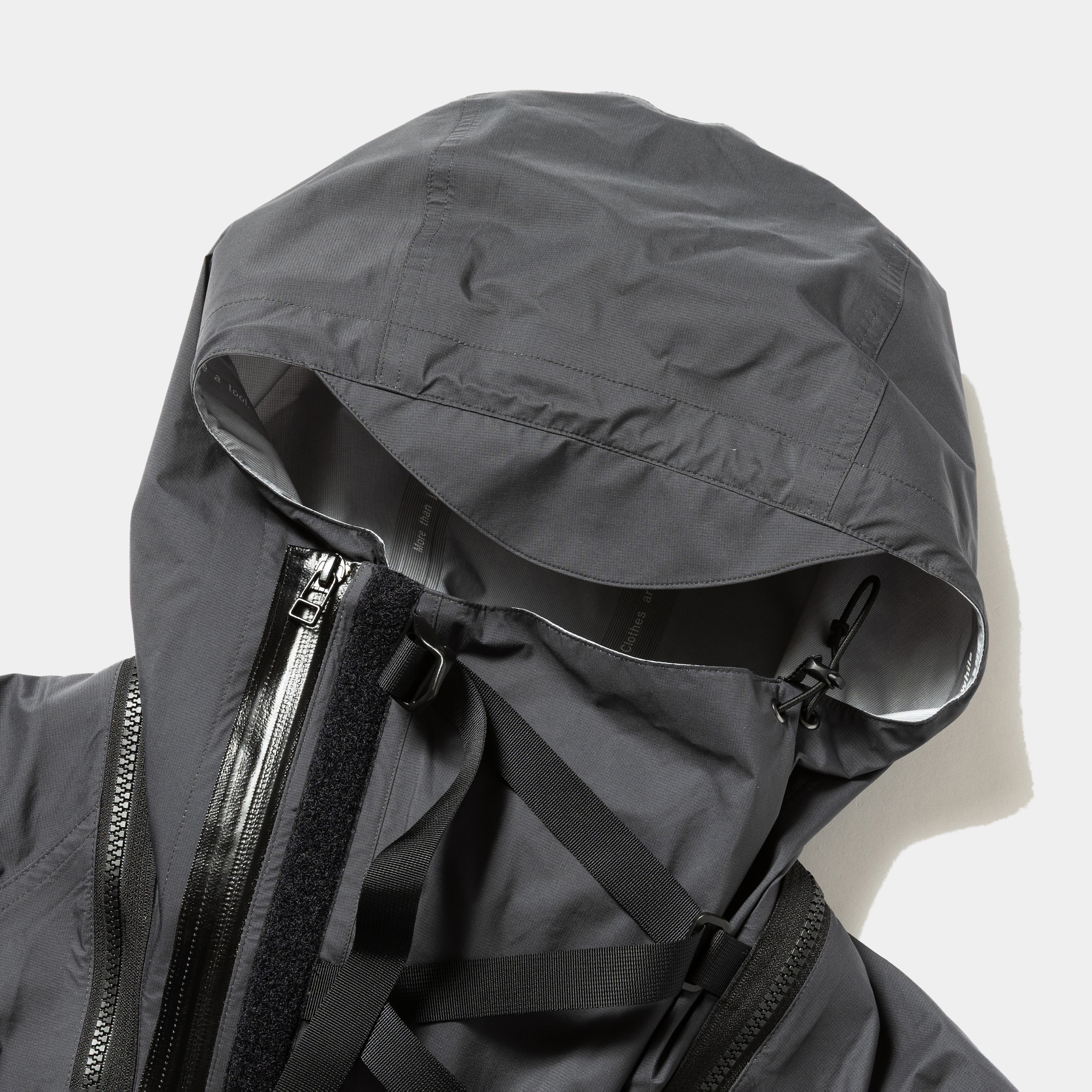 Air Circulation System Rain Jacket / Light/Charcoal