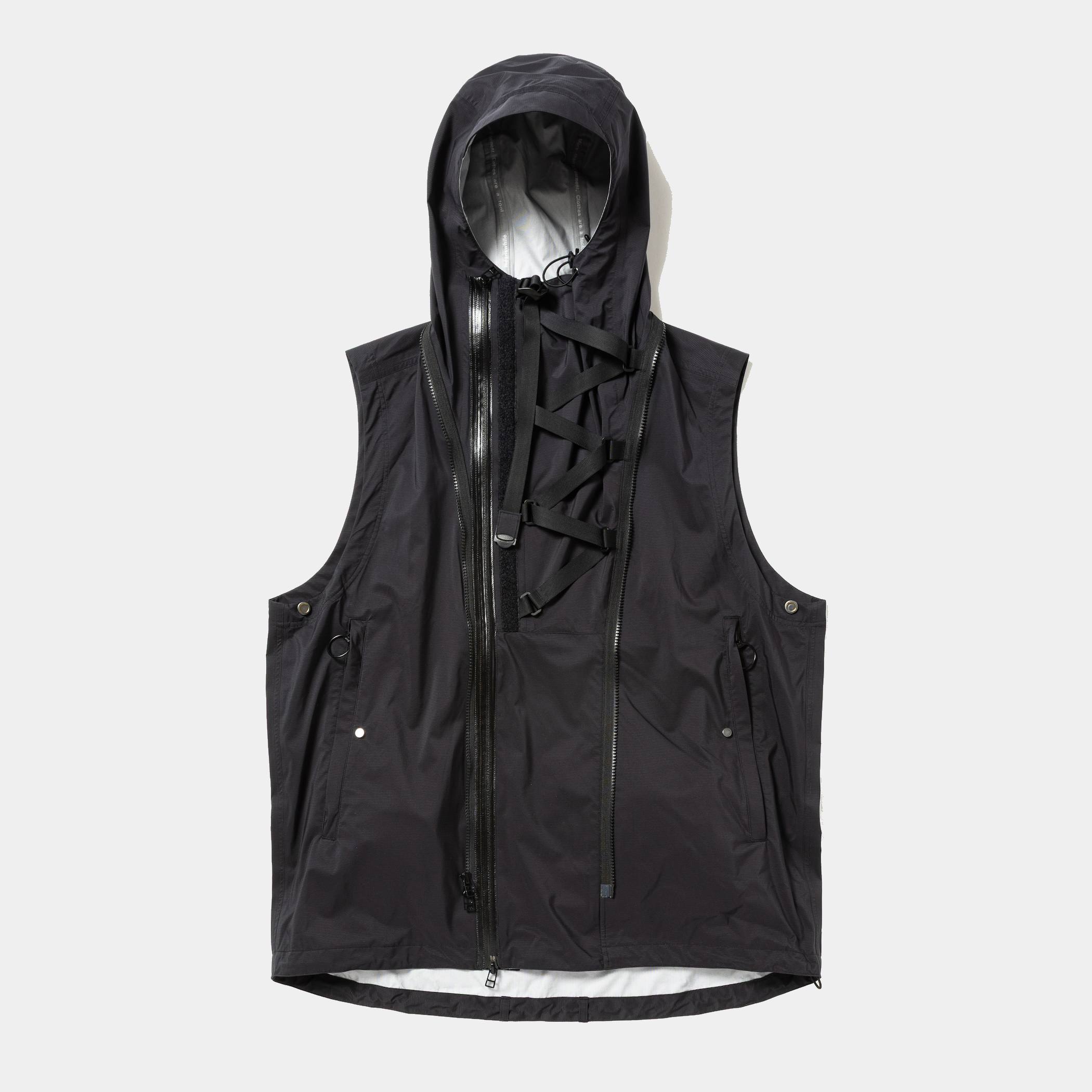 Air Circulation System Rain Jacket / Light/Off Black