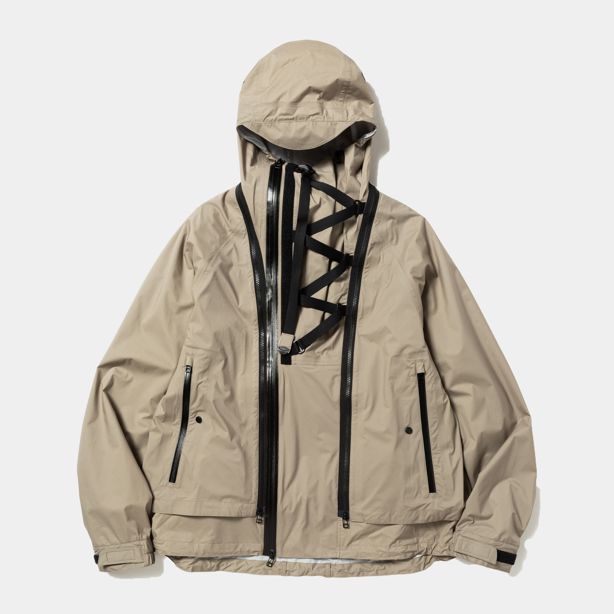 Air Circulation System Rain Jacket / Light/Sand Beige